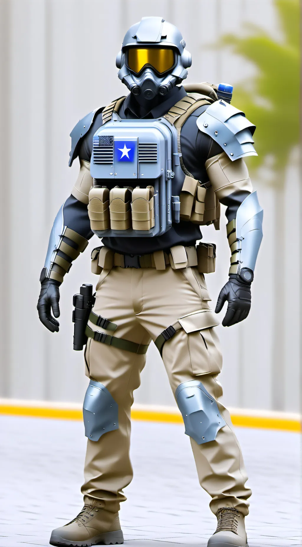 ai character: John raves  background