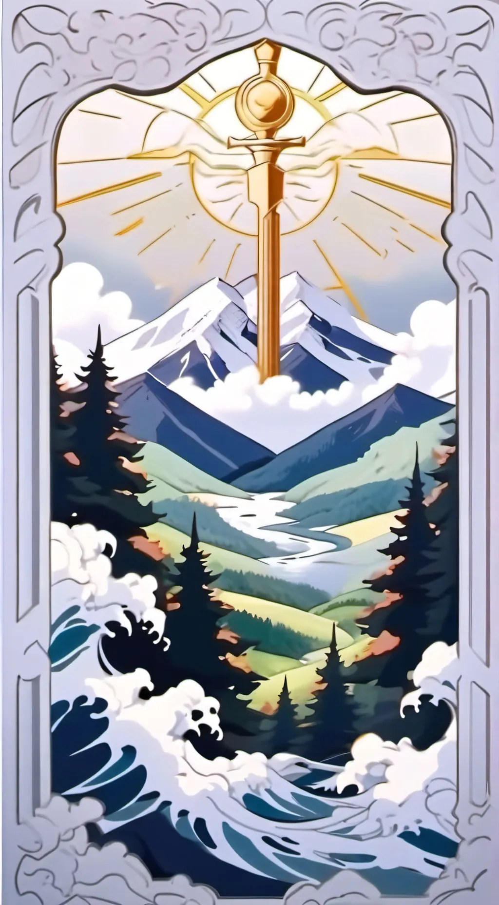 ai character: God's Watcher background