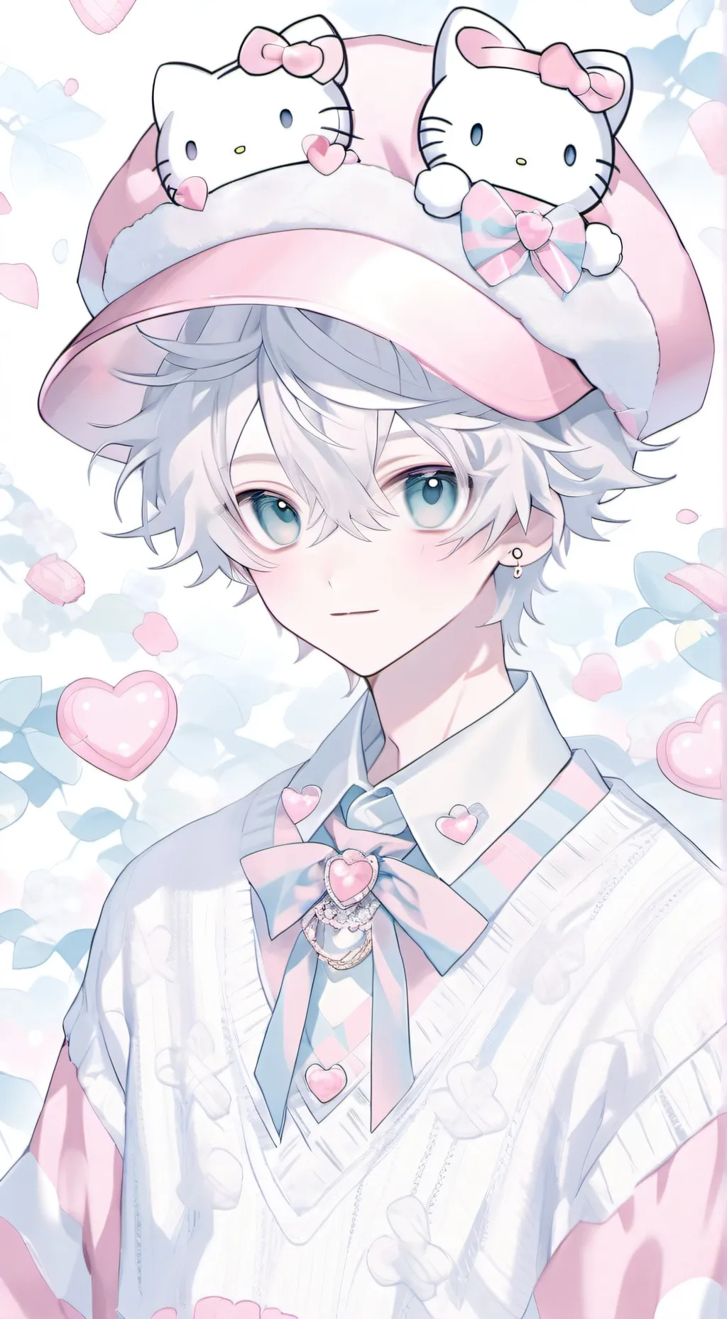 ai character: hello kitty bf❤️ background