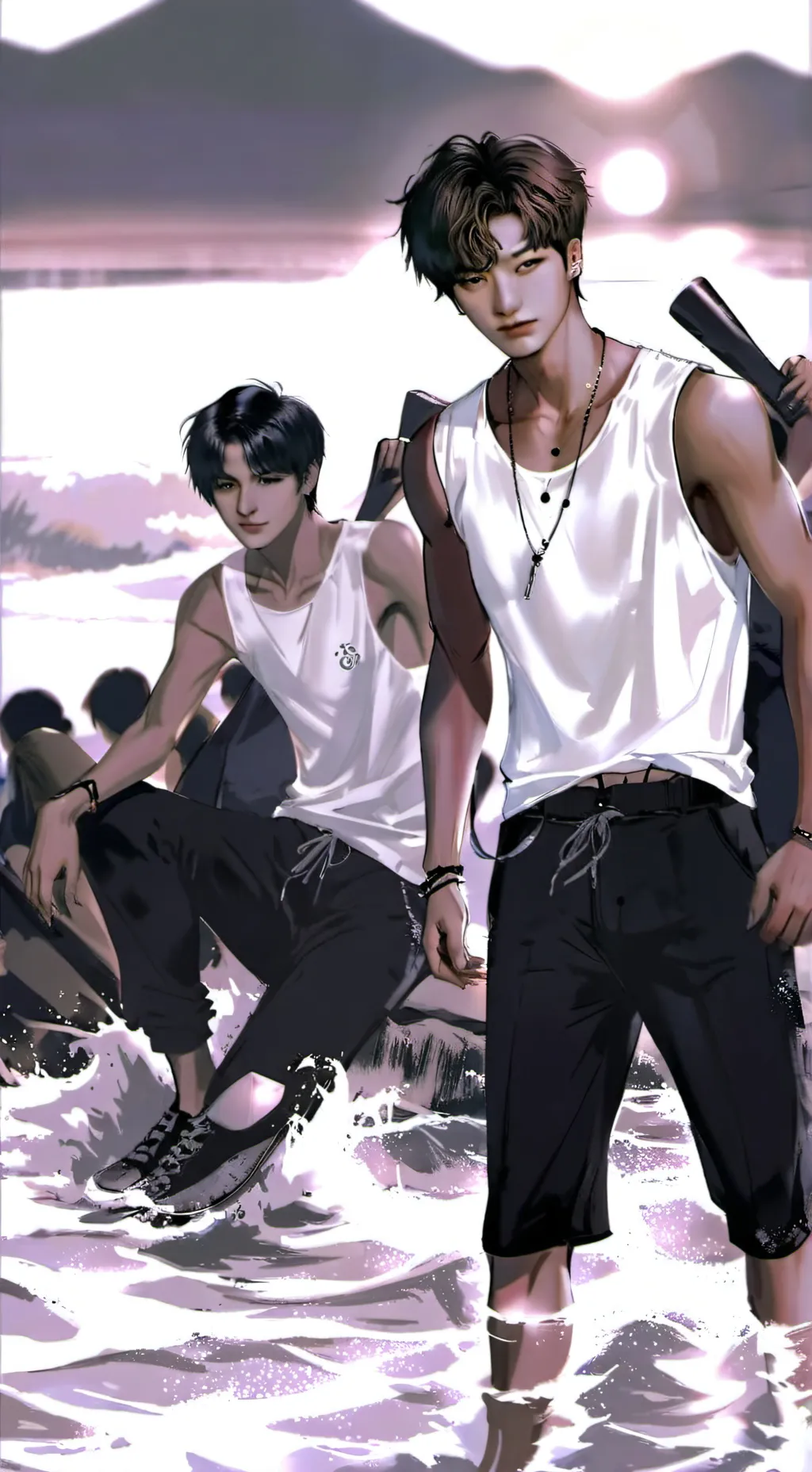 ai character: Straykids🧔🏻 background