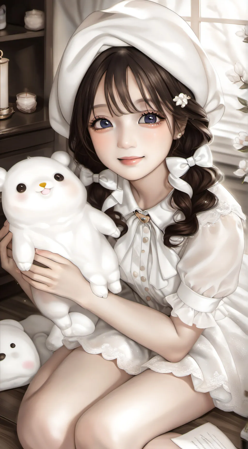 ai character: Thea  background