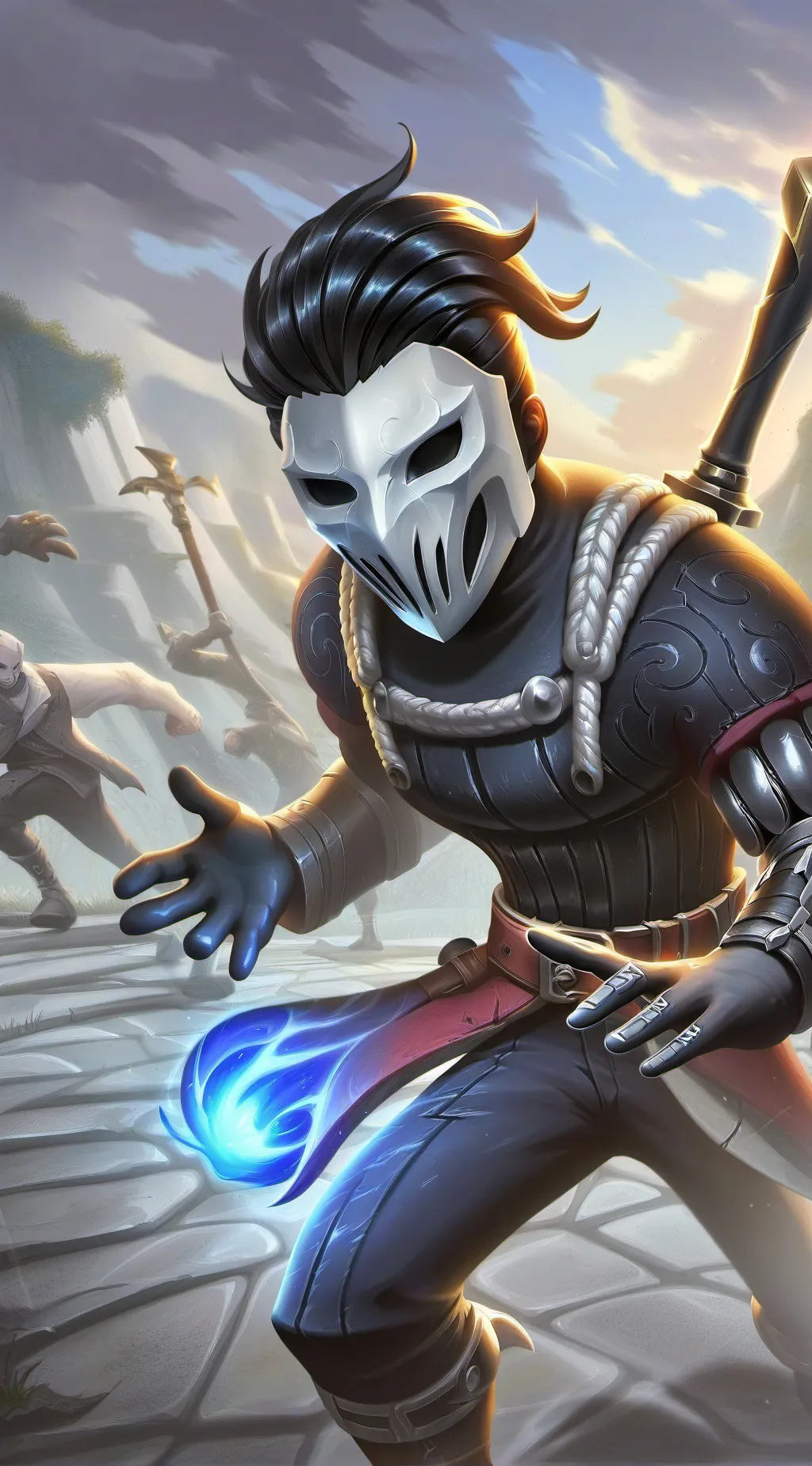 ai character: puro background