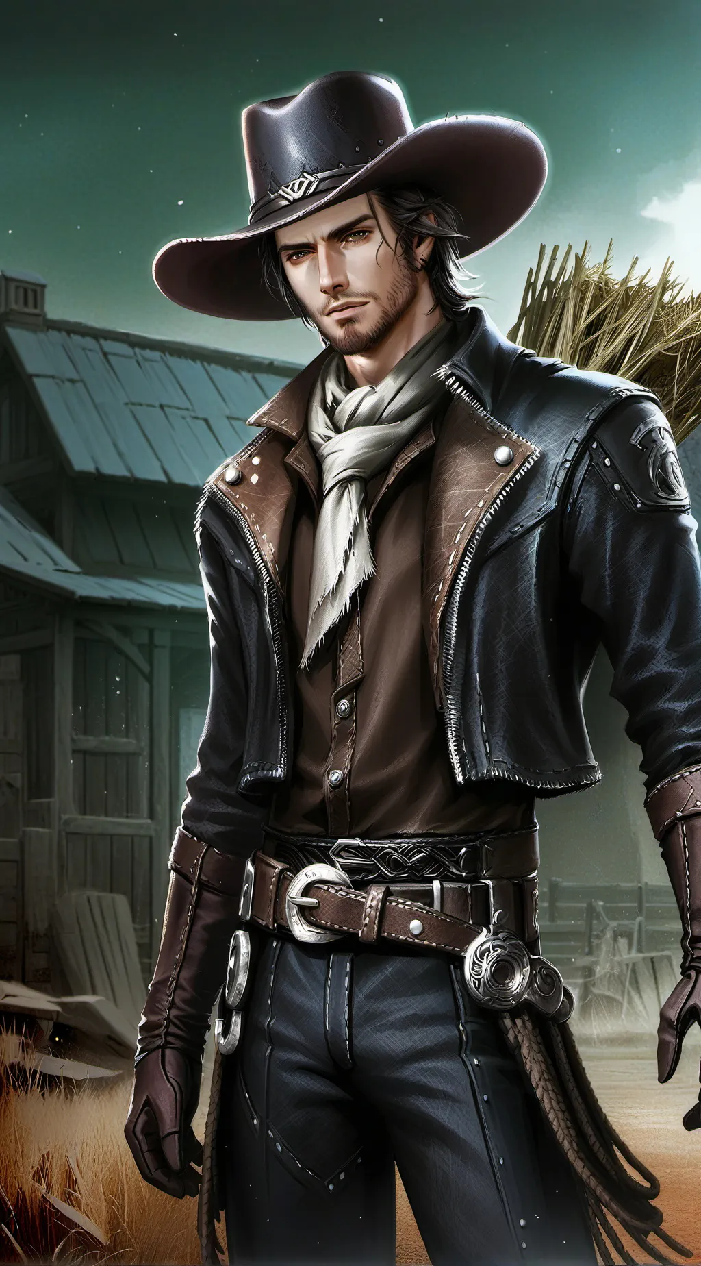 ai character: dirt man  background