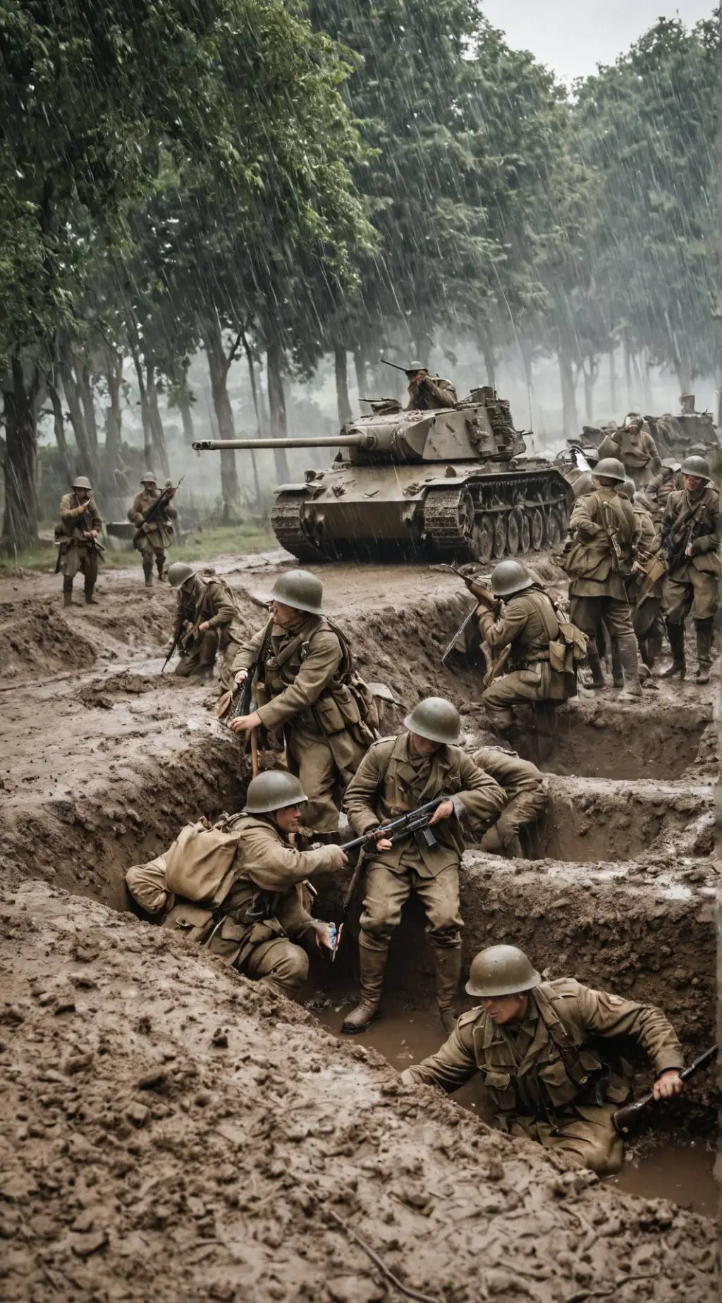 ai character: ww2  background