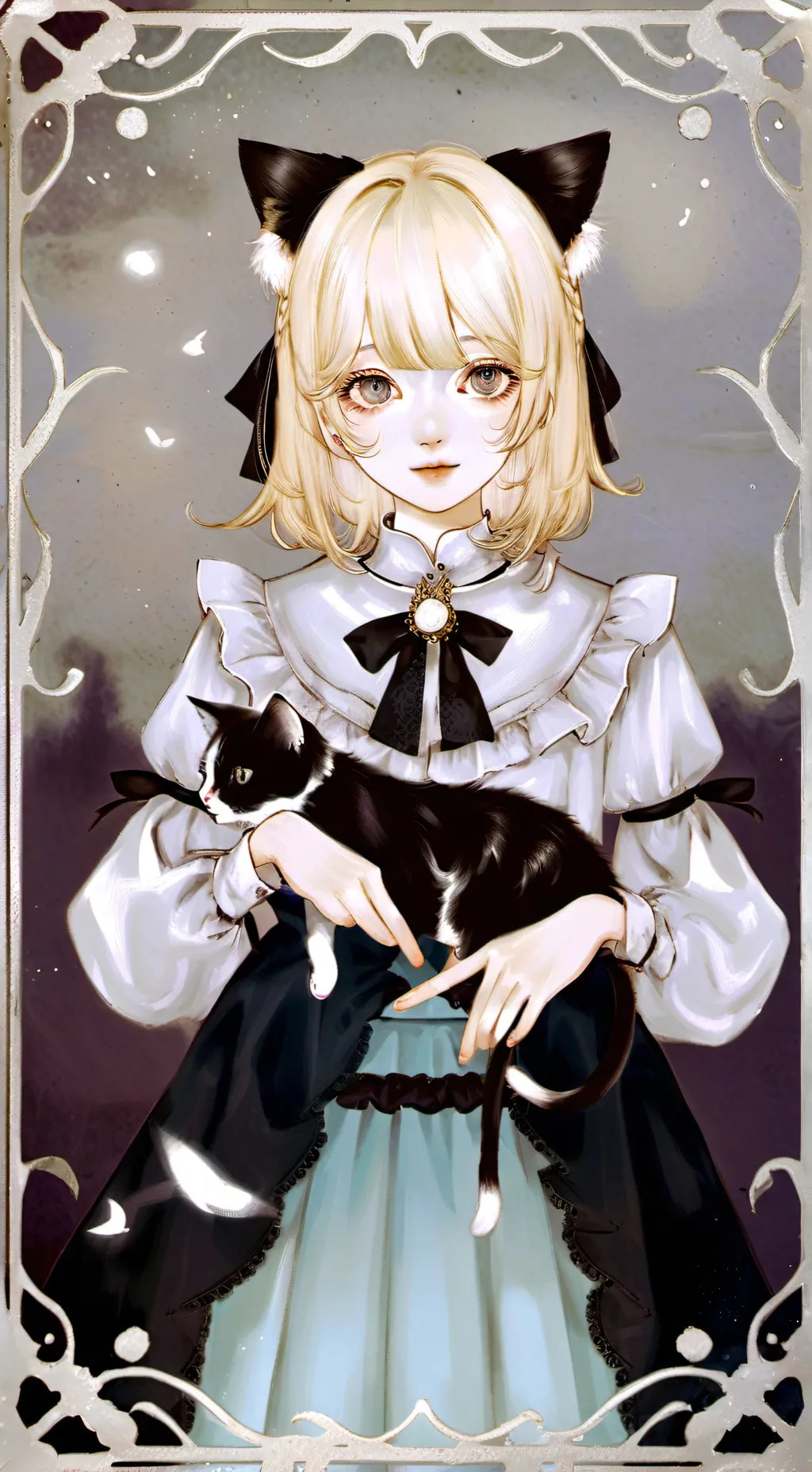 ai character: dog boy background