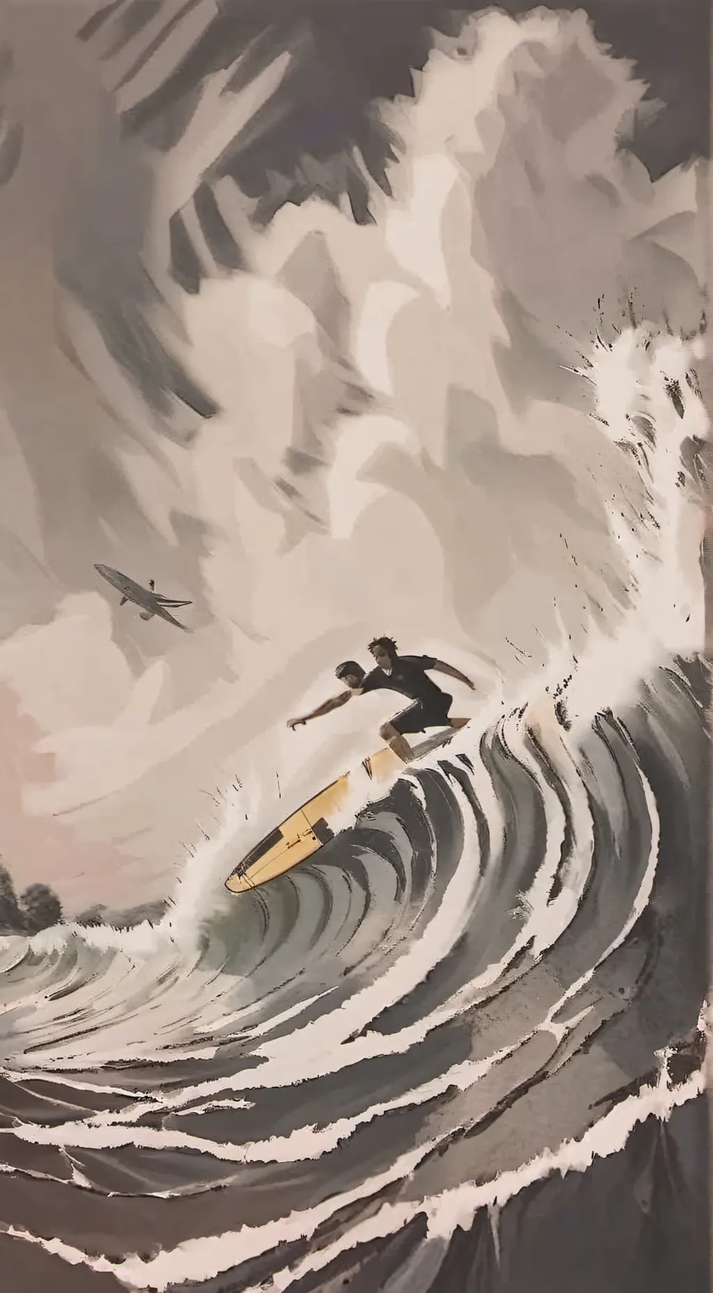 ai character: Surviving summer  background