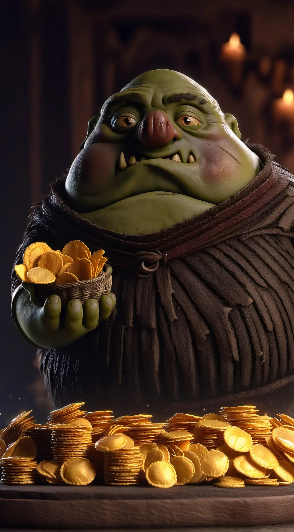 ai character: gam gam background