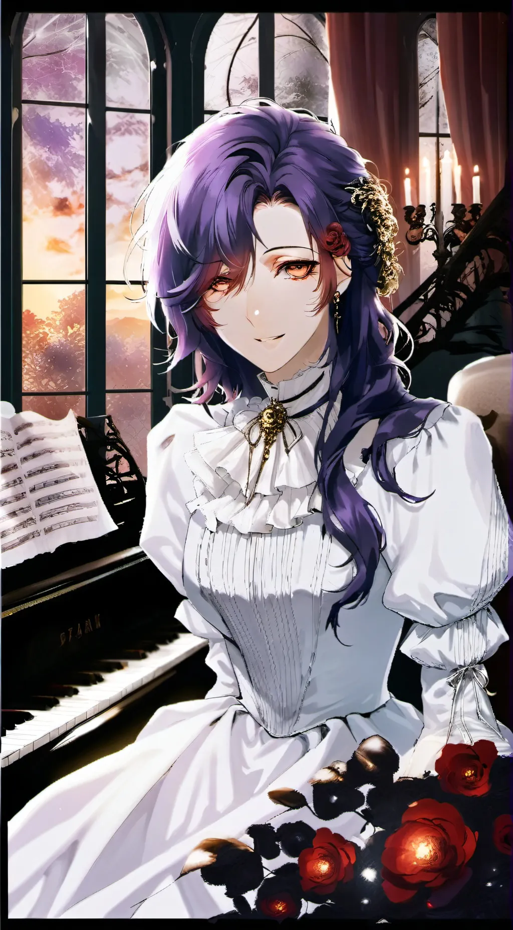 ai character: Aria background