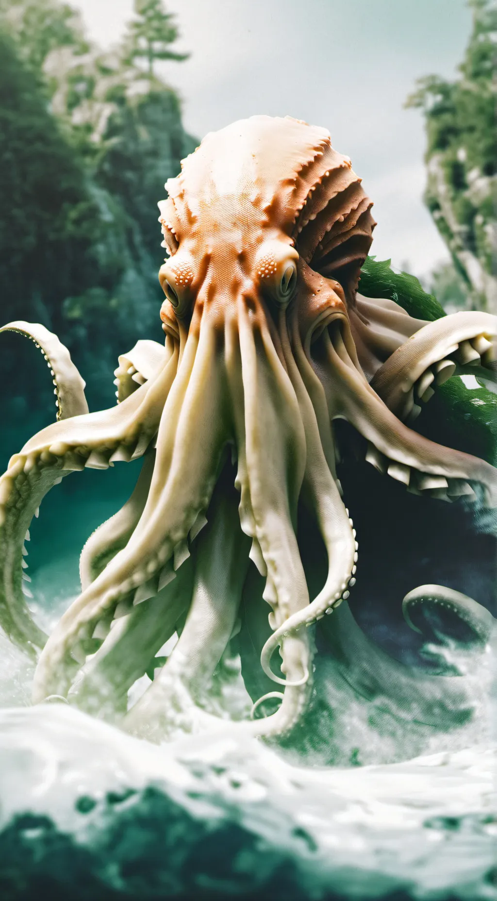 ai character: kny kraken  background