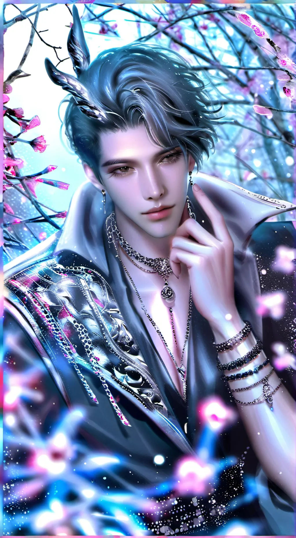 ai character: Lion background