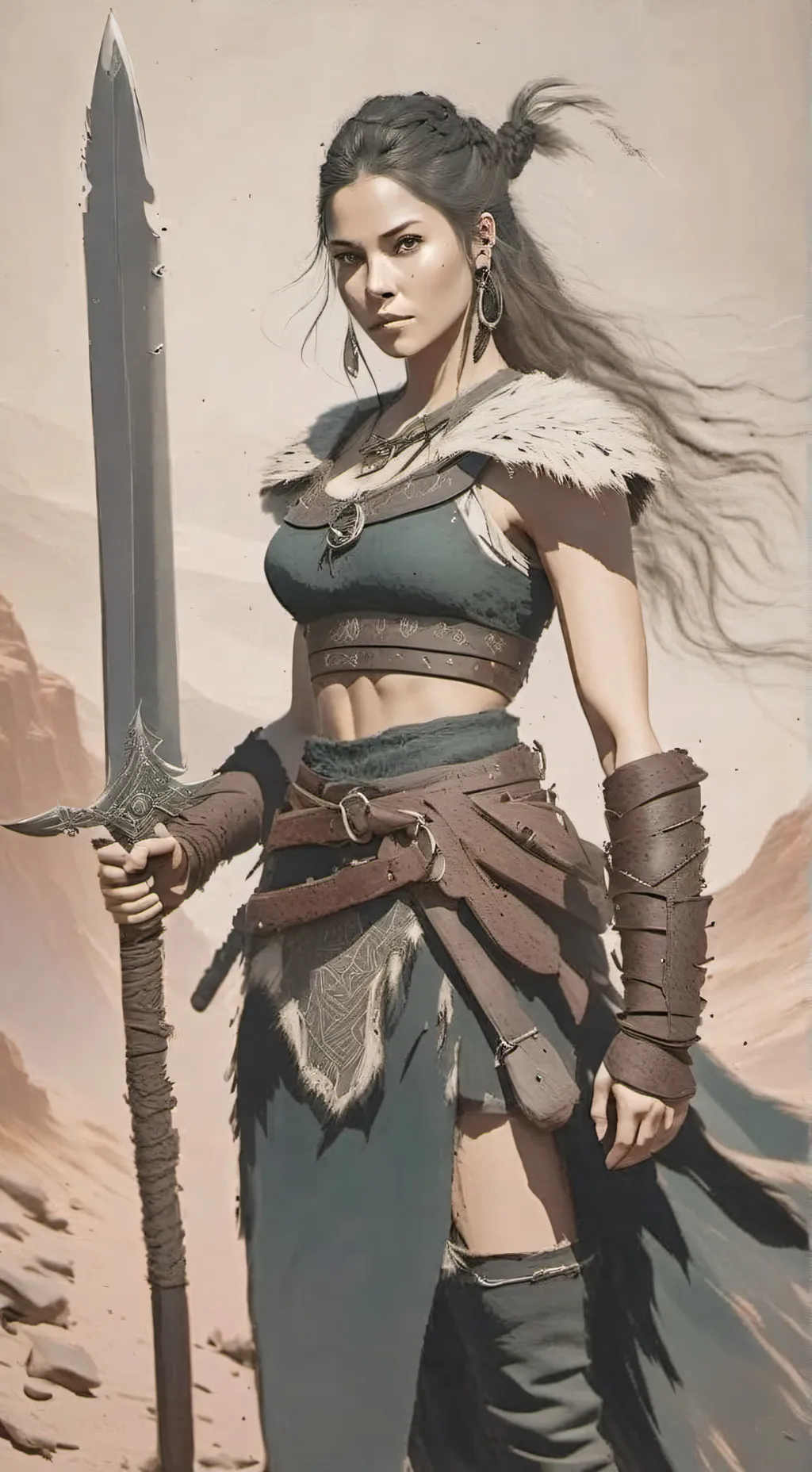 ai character: sara background