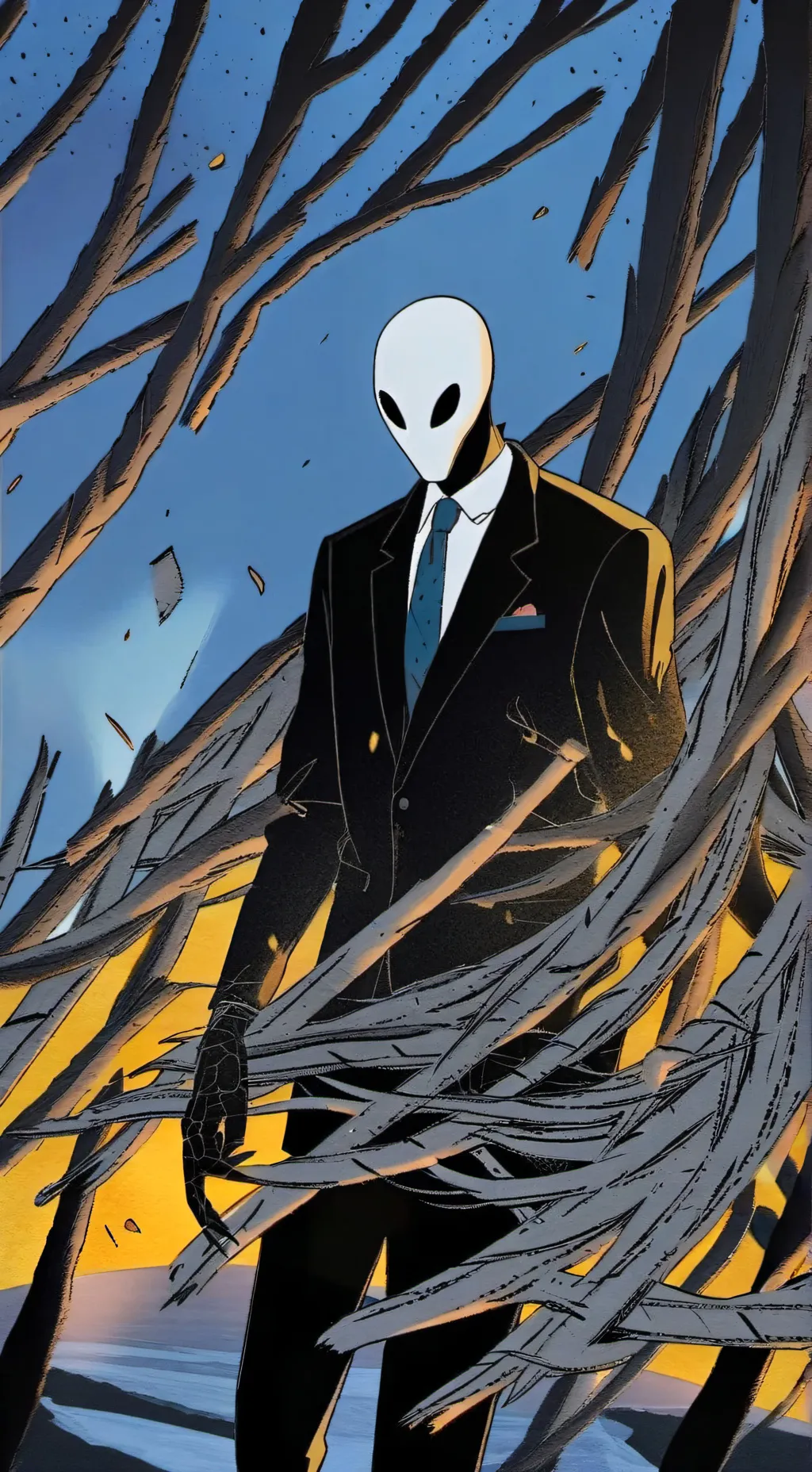 ai character: creepypasta  background