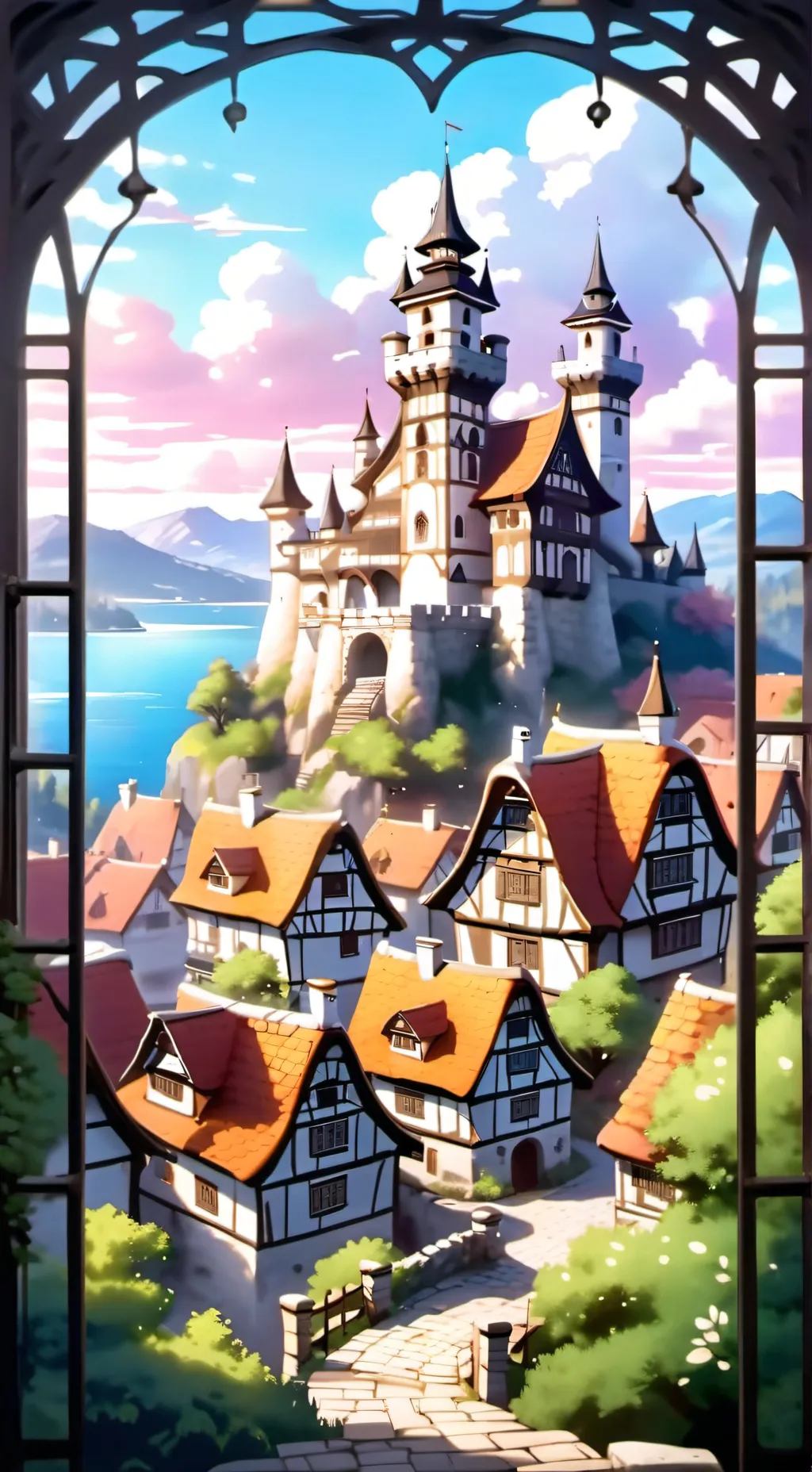 ai character: Vills World :) background