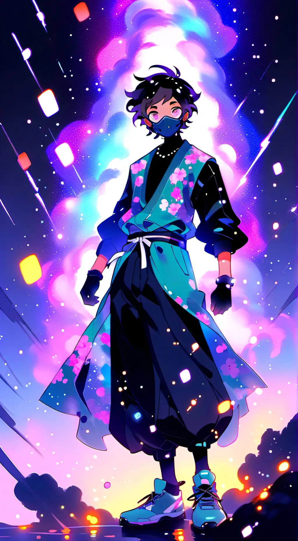 ai character: Nebula  background