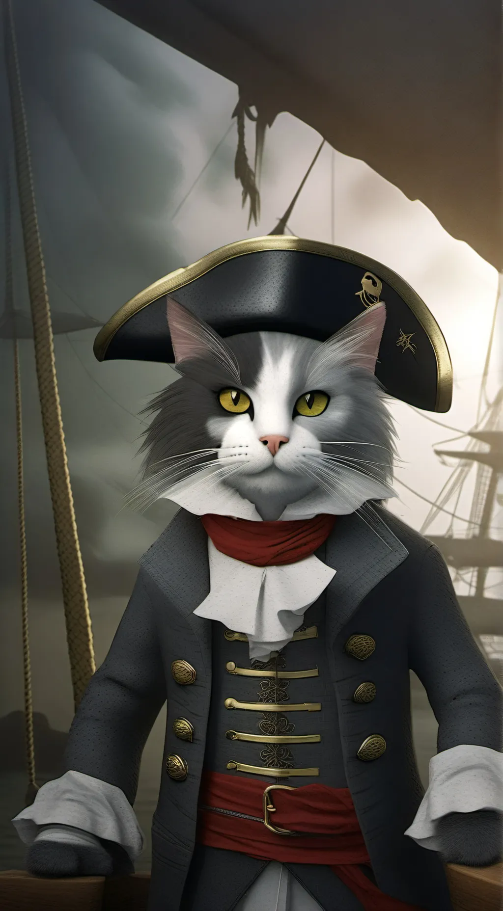 ai character: Captain Daisy  background