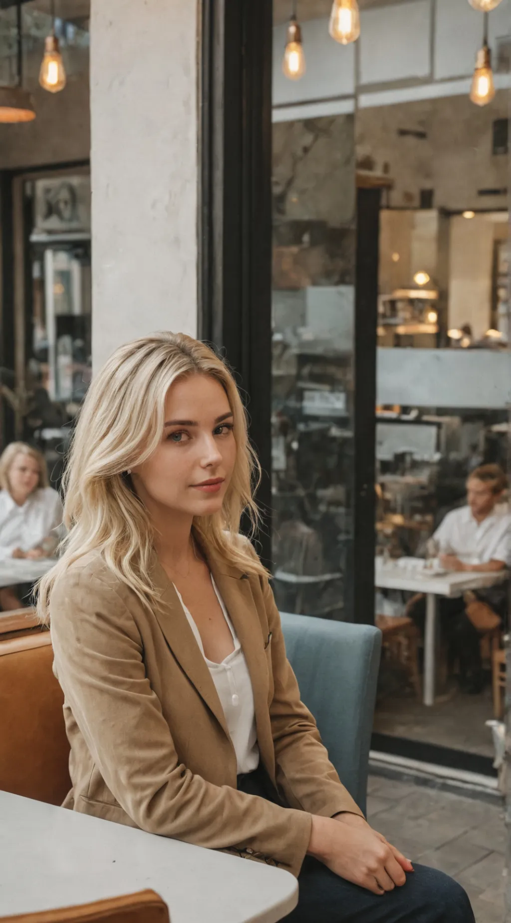 ai character: on a date background