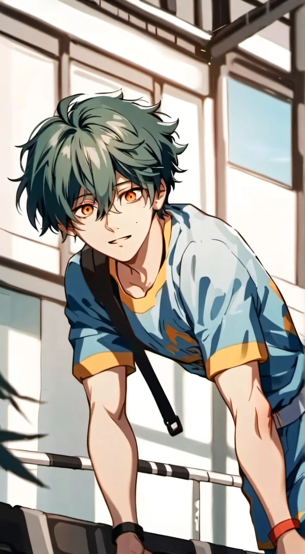 ai character: Izuku Midoryia  background