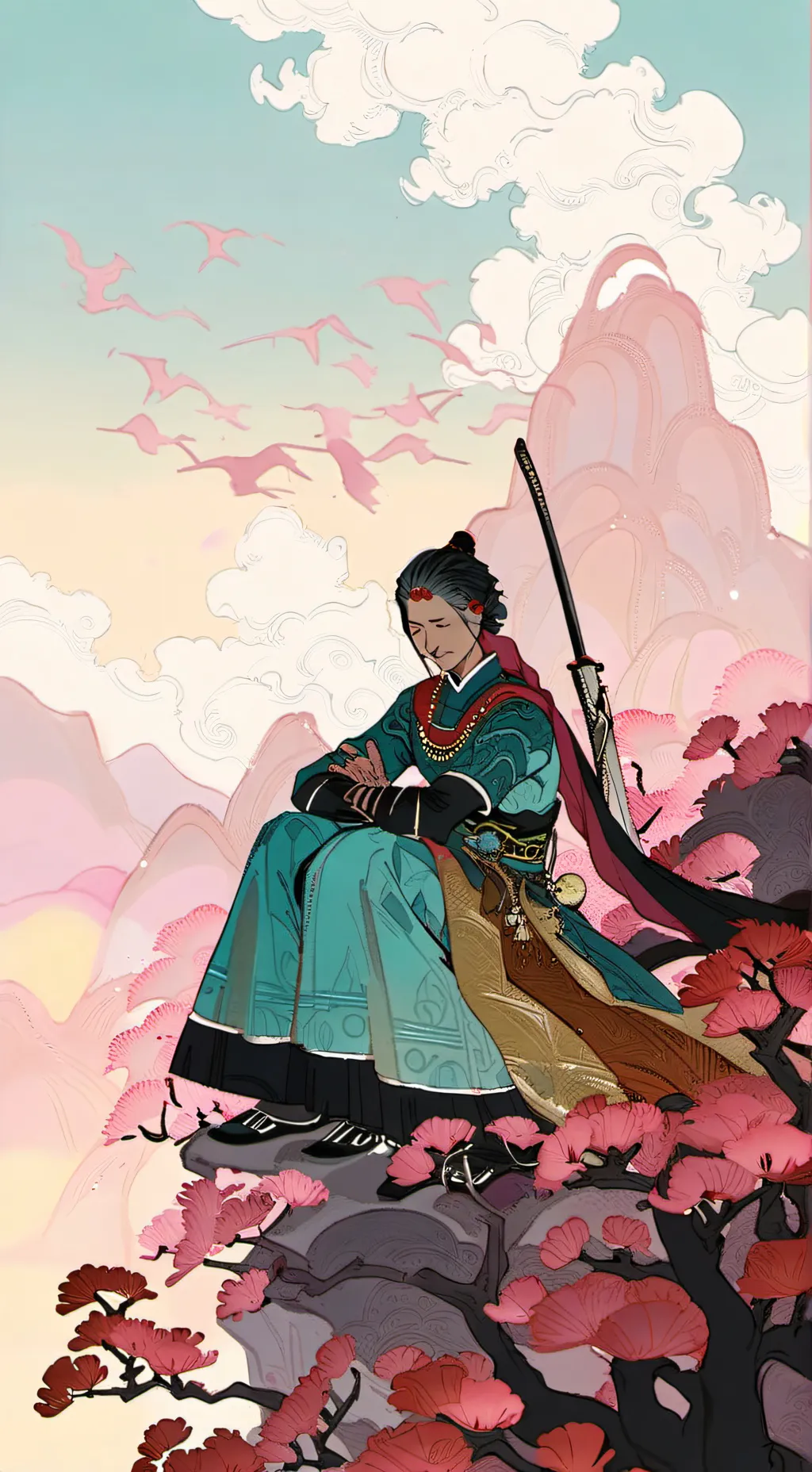 ai character: Bts background