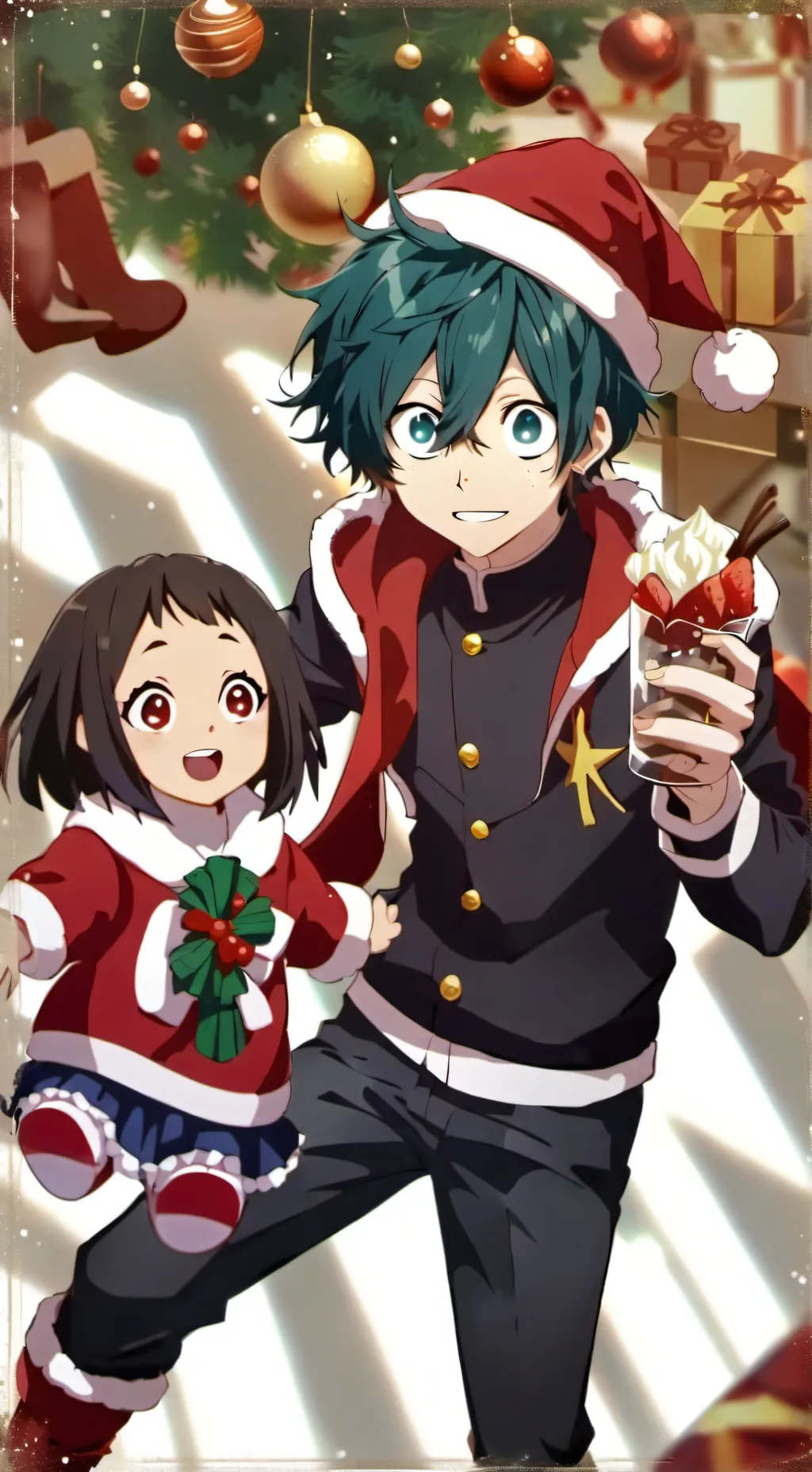 ai character: Christmss mha background