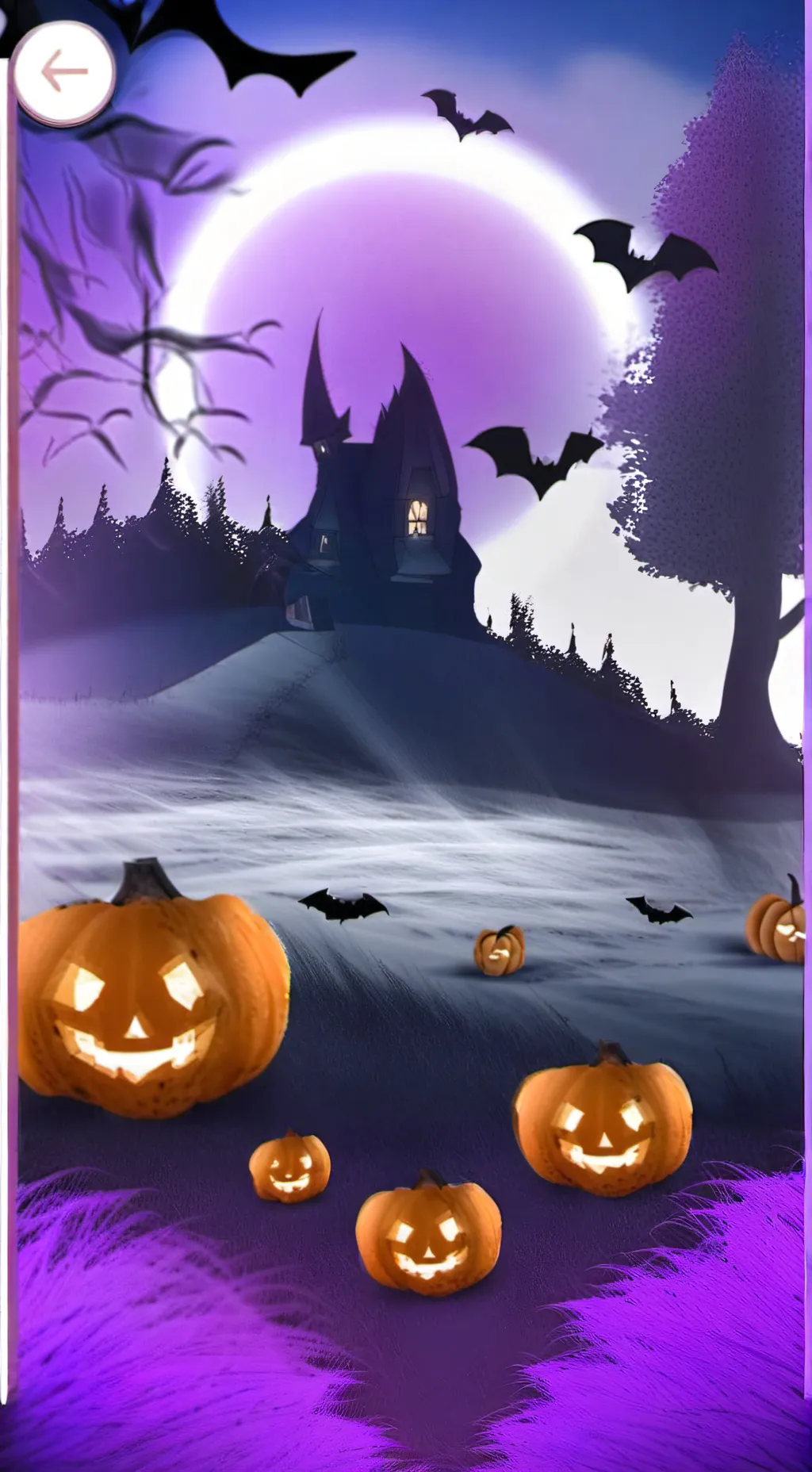ai character: DW HALLOWEEN background