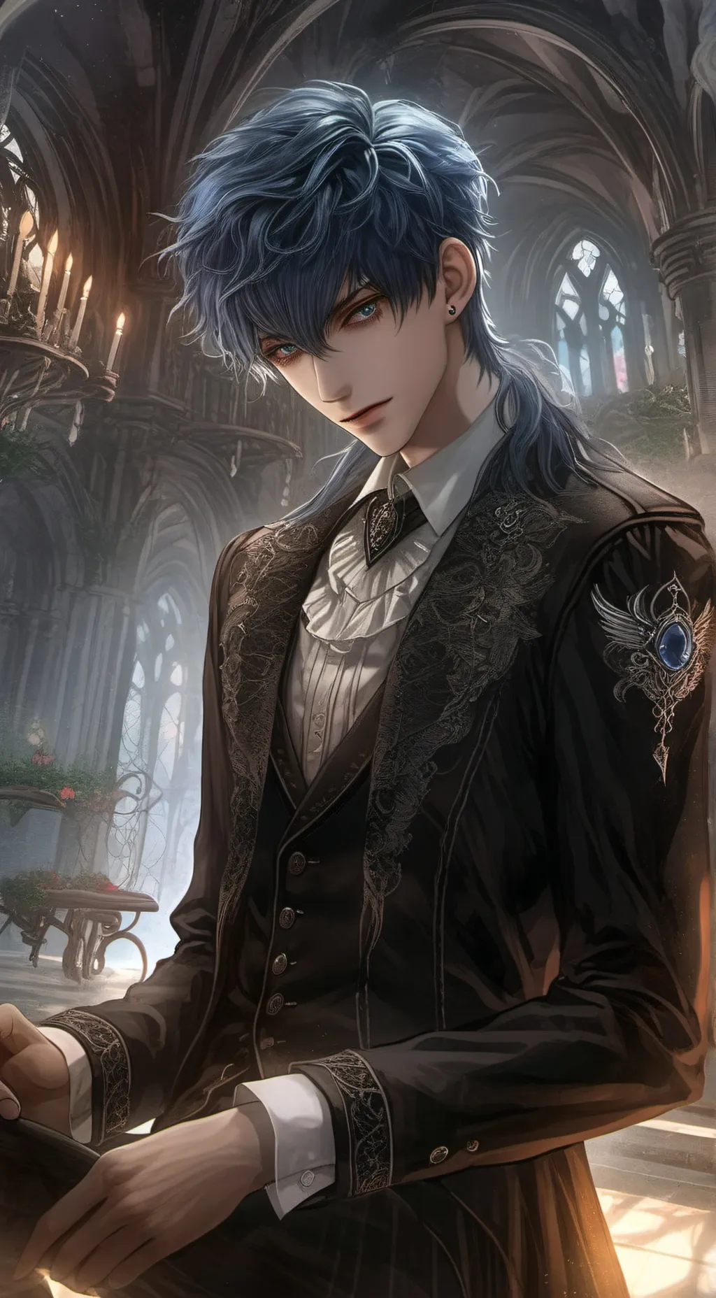 ai character: Miles ~ Kay background