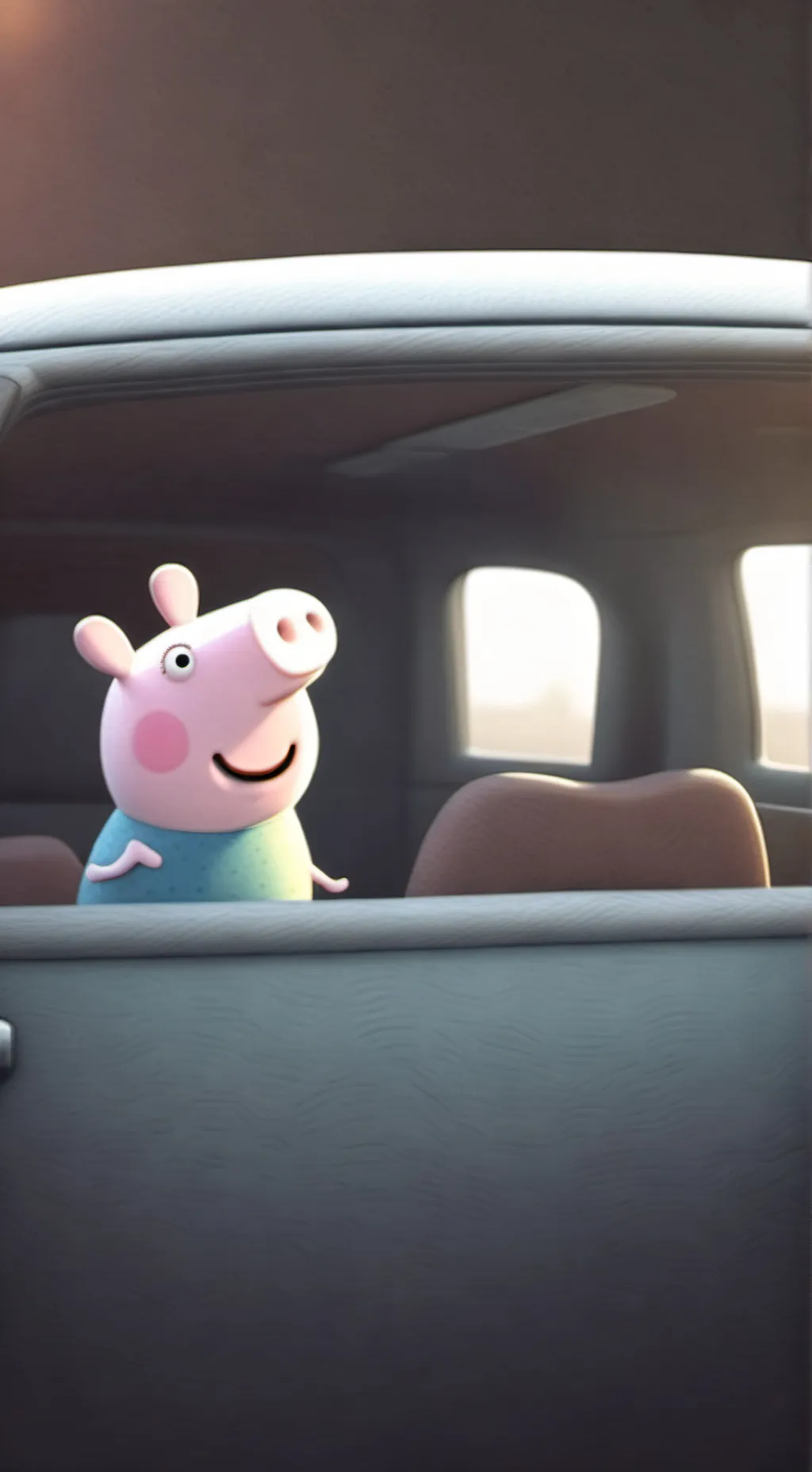 ai character: Georie pig background