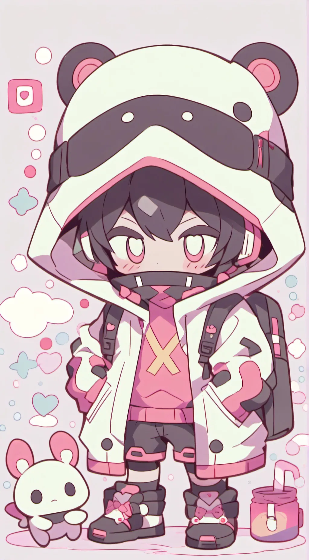 ai character: Solely background