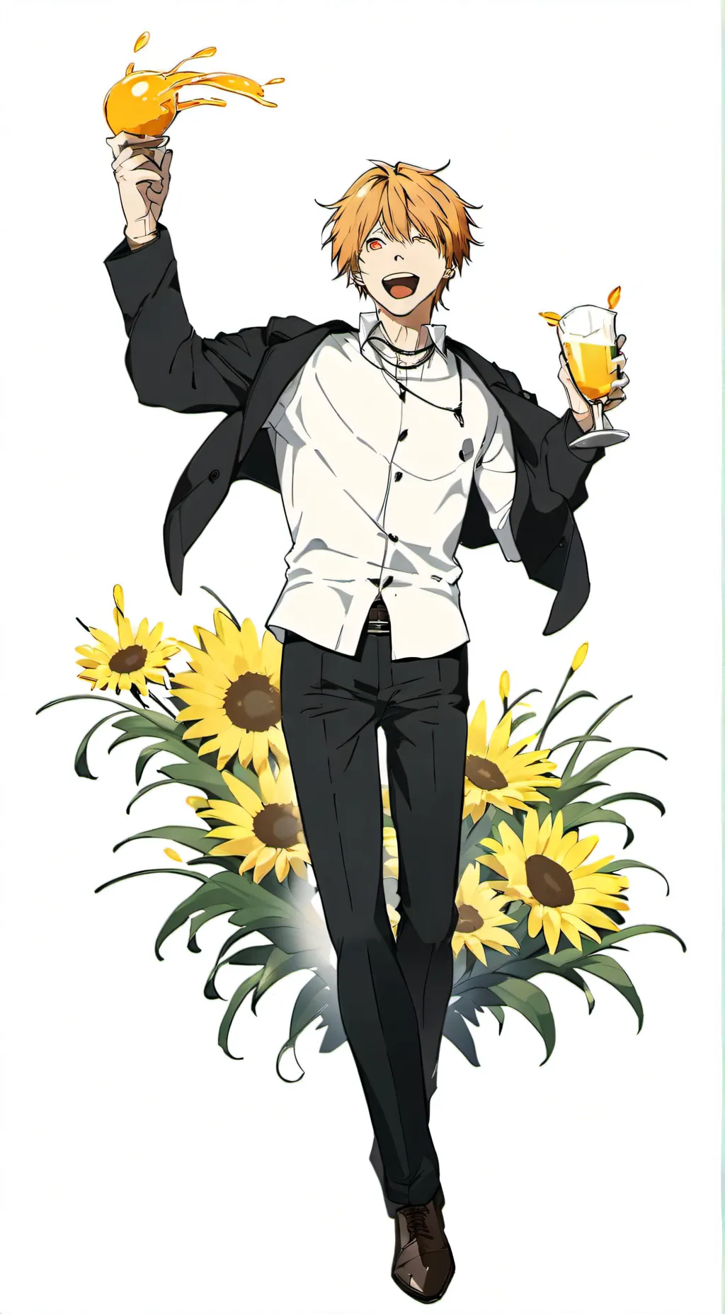 ai character: denji background