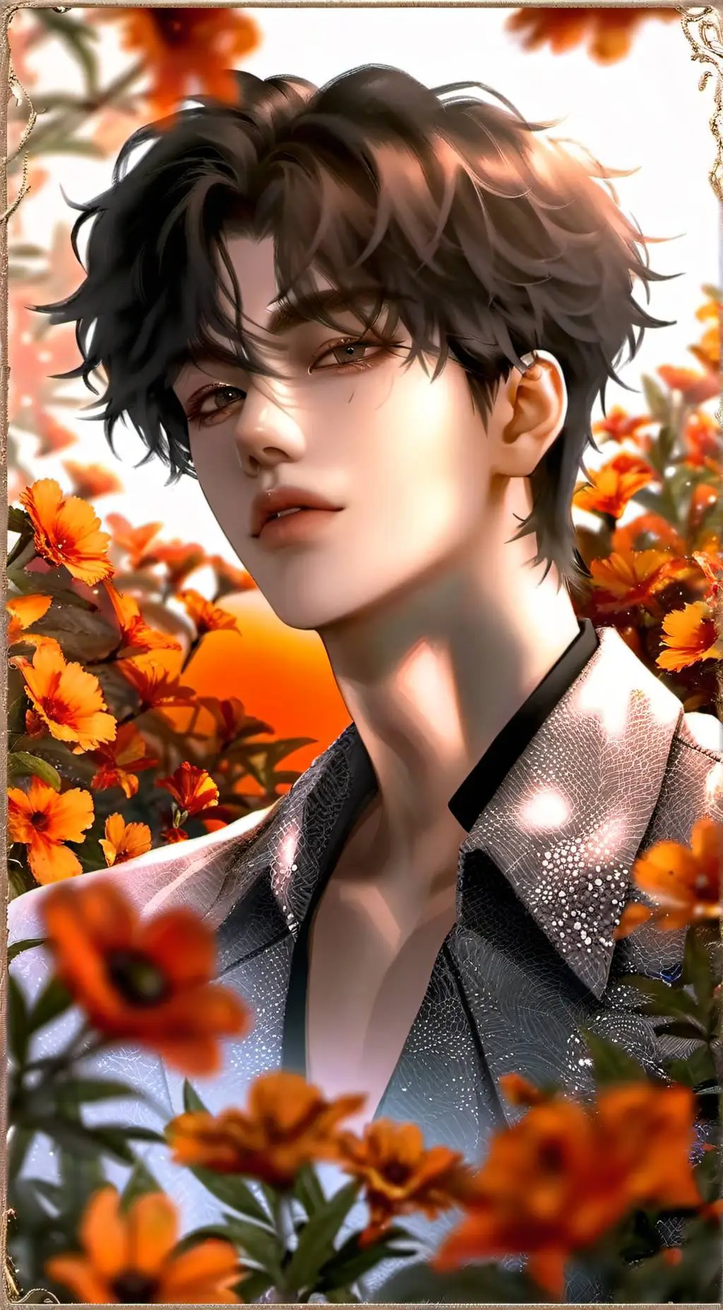 ai character: Oliver🍃✨️ background