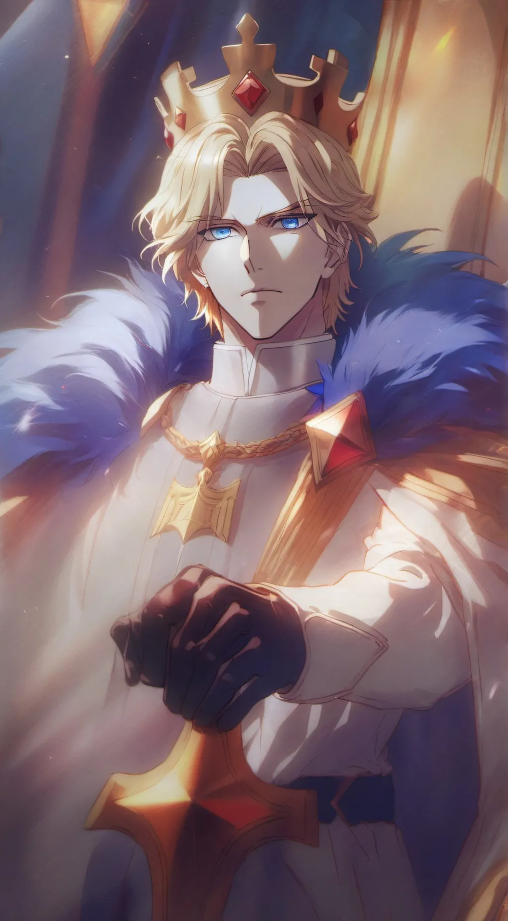 ai character: King James  background