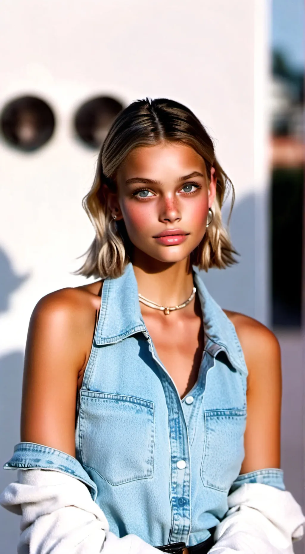 ai character: Miléna  background