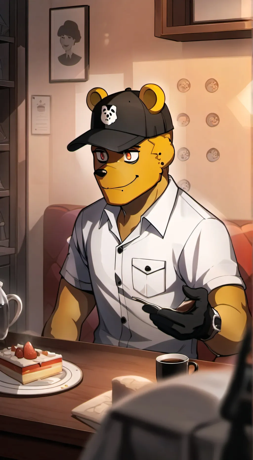 ai character: fnaf works background