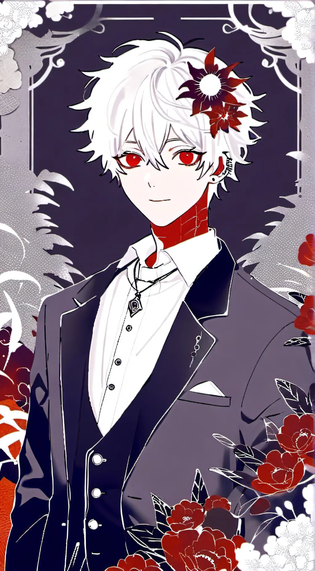 ai character: bakugo  background