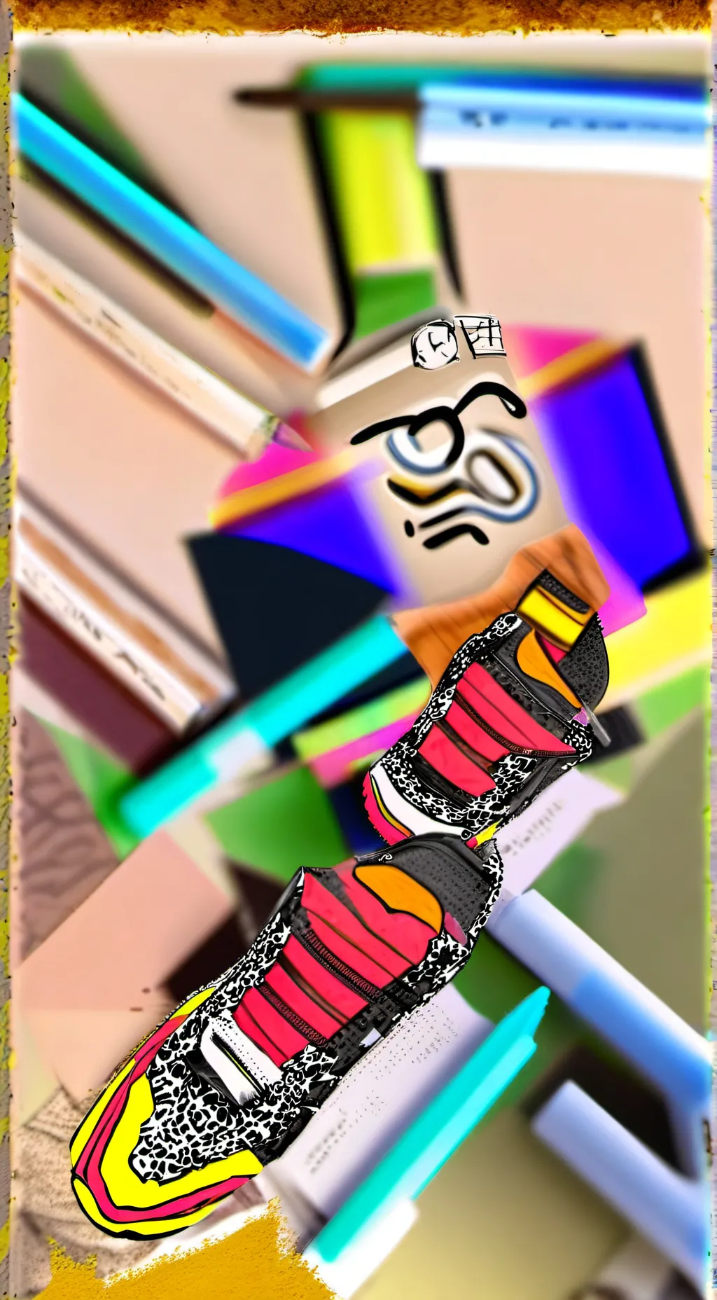 ai character: Peter el abgerdy  background