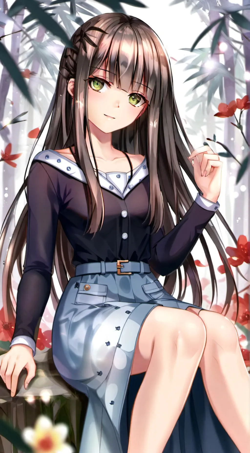 ai character: Анна:) background