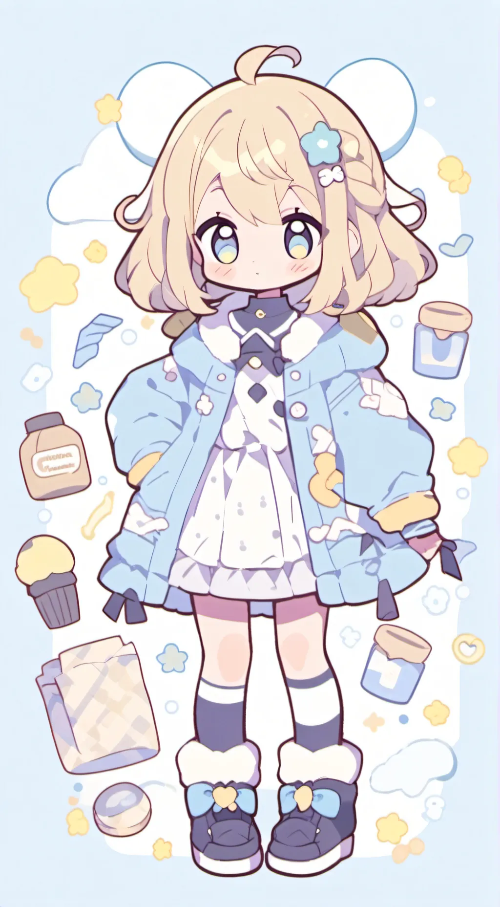 ai character: •bakugo sister• background