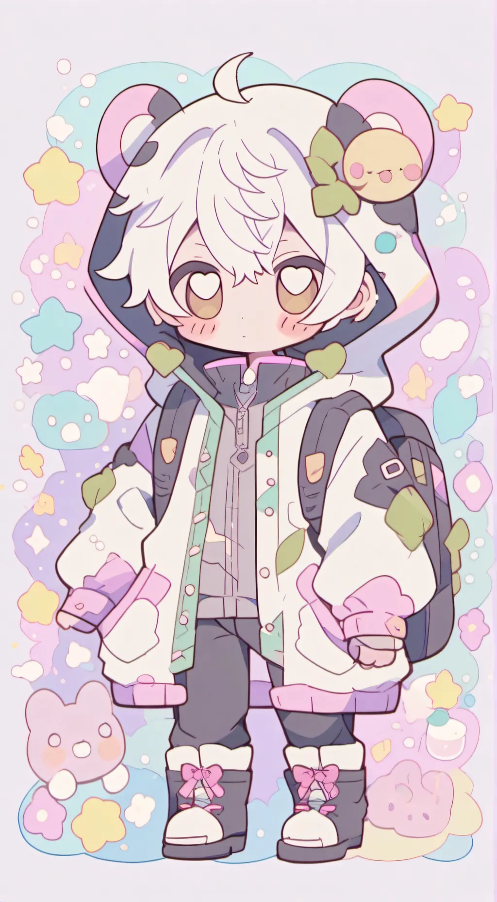 ai character: Nicholas😊 background