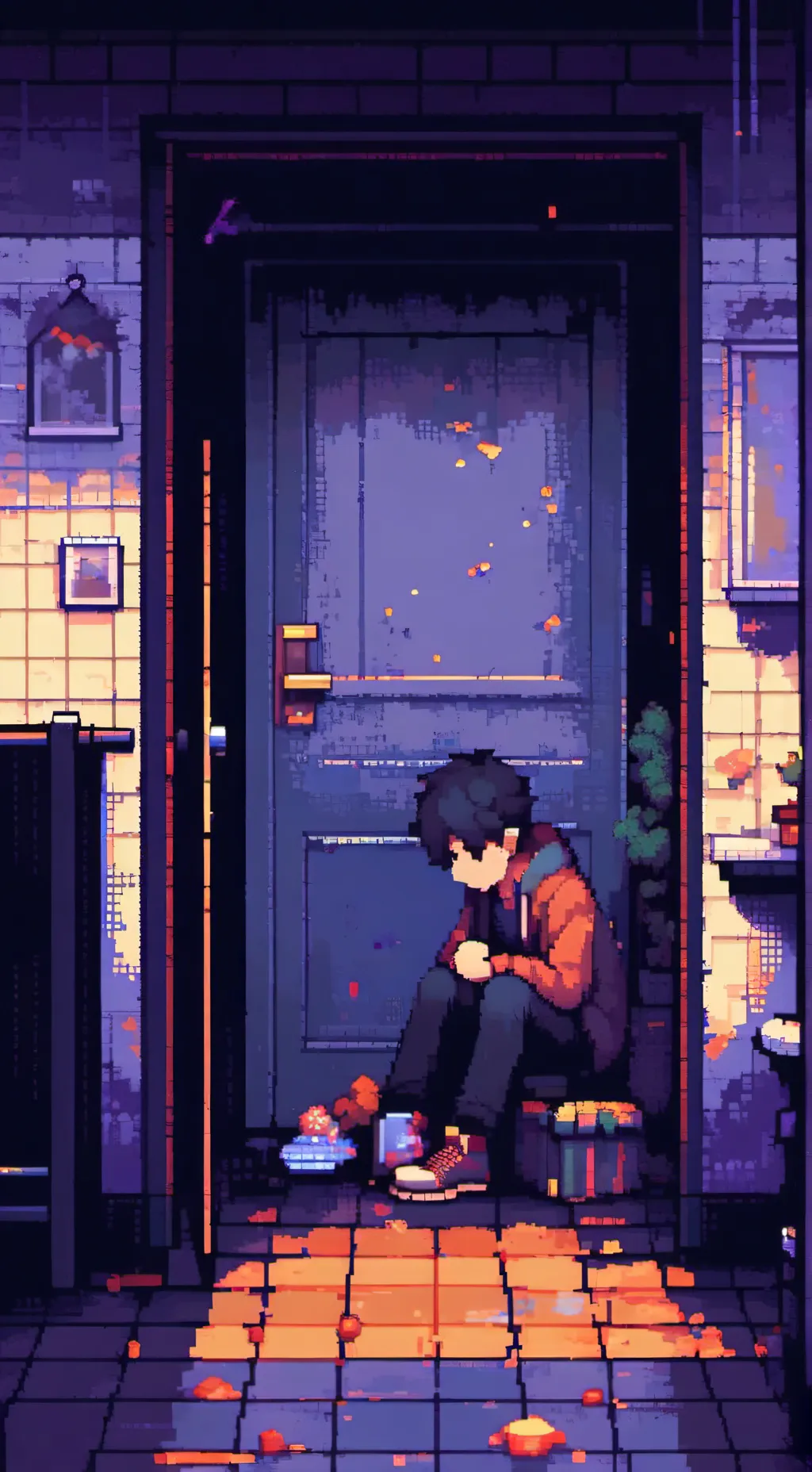 ai character: mha hurt strong background