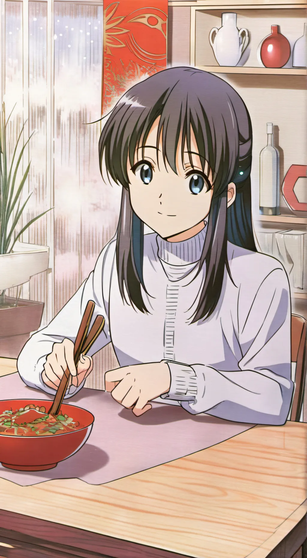 ai character: Mha new year background