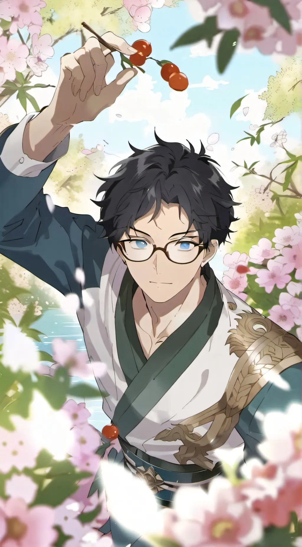 ai character: Akaashi keiji  background