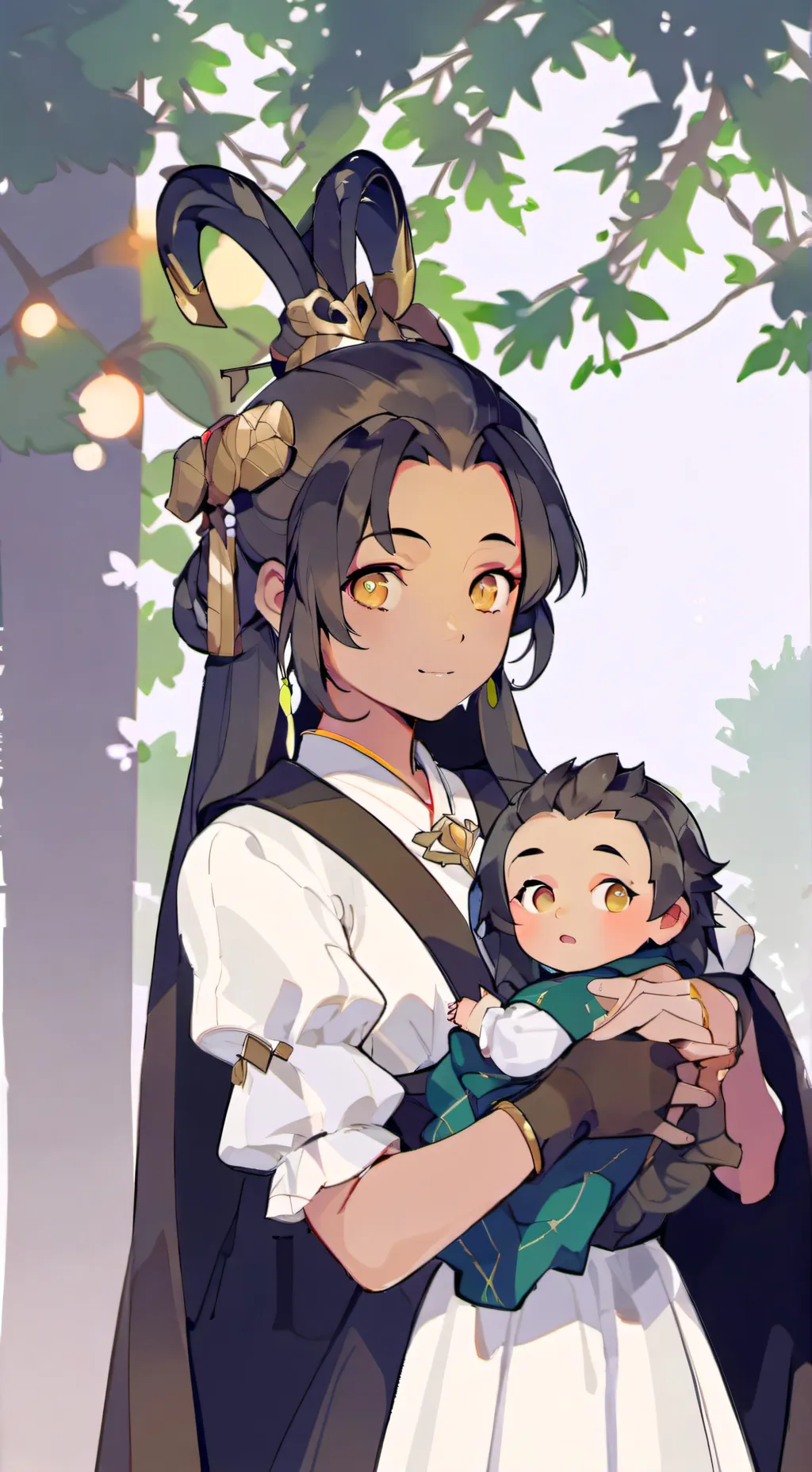 ai character: Mha (single mom) background