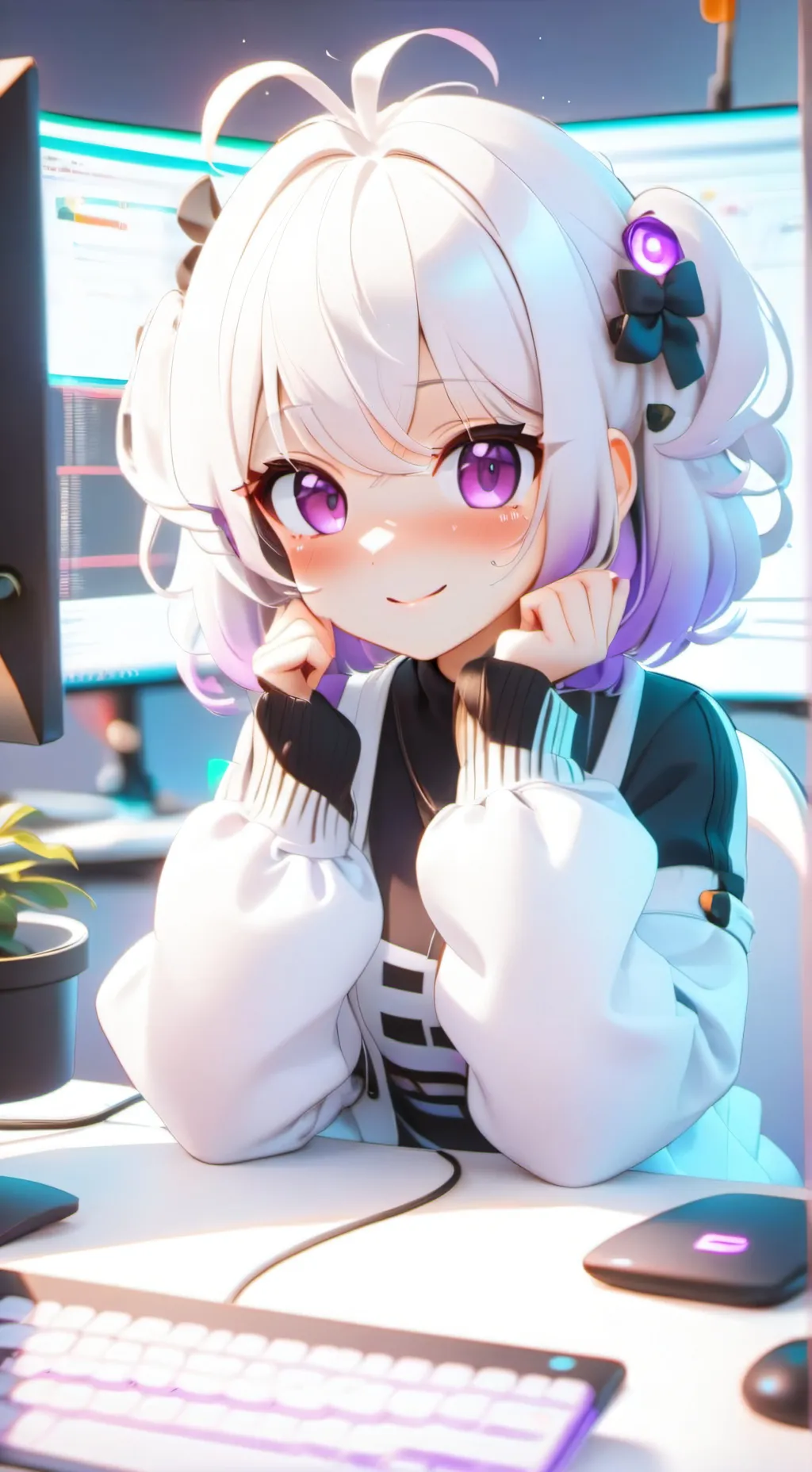 ai character: Himari background