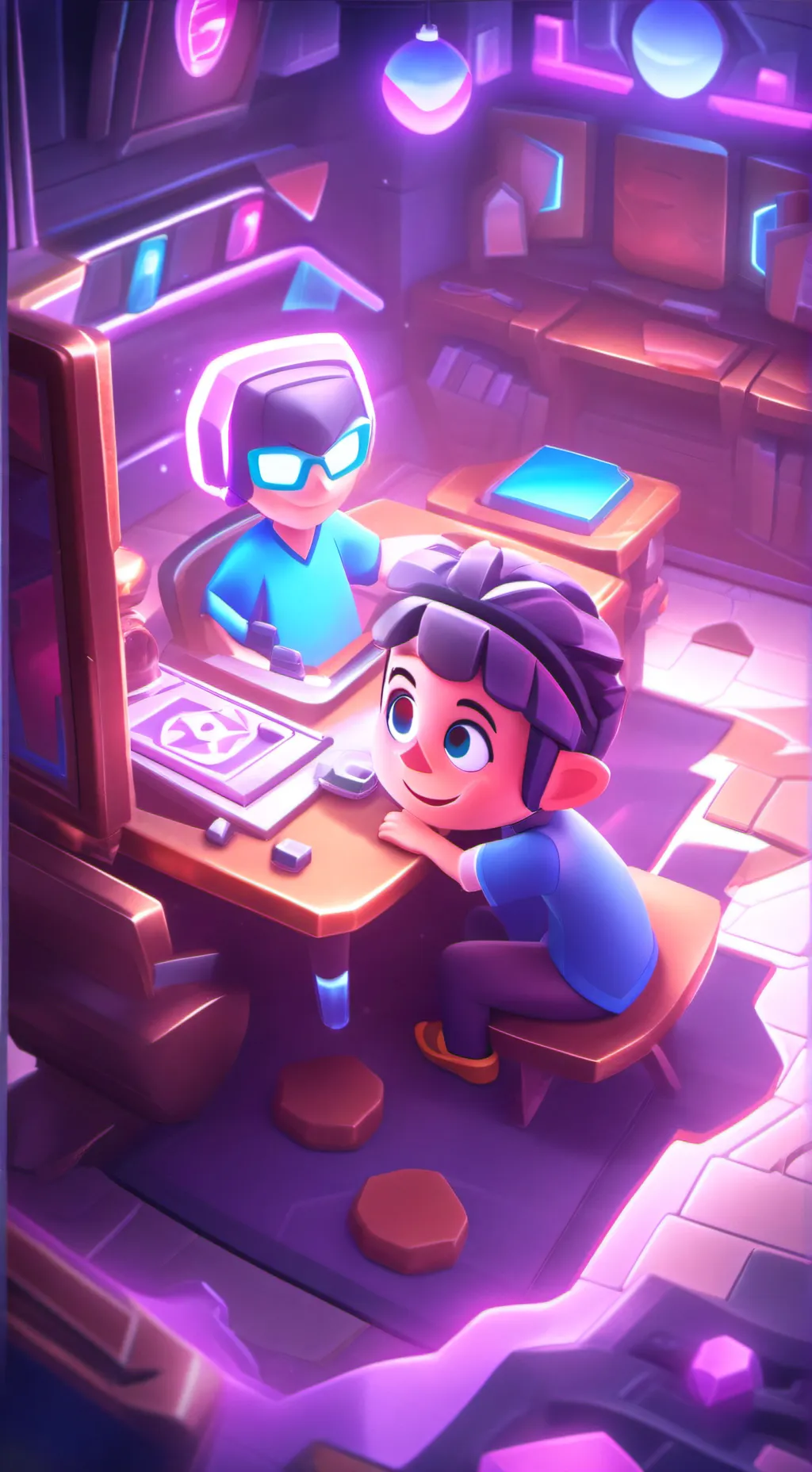 ai character: HÆKĘŘ background