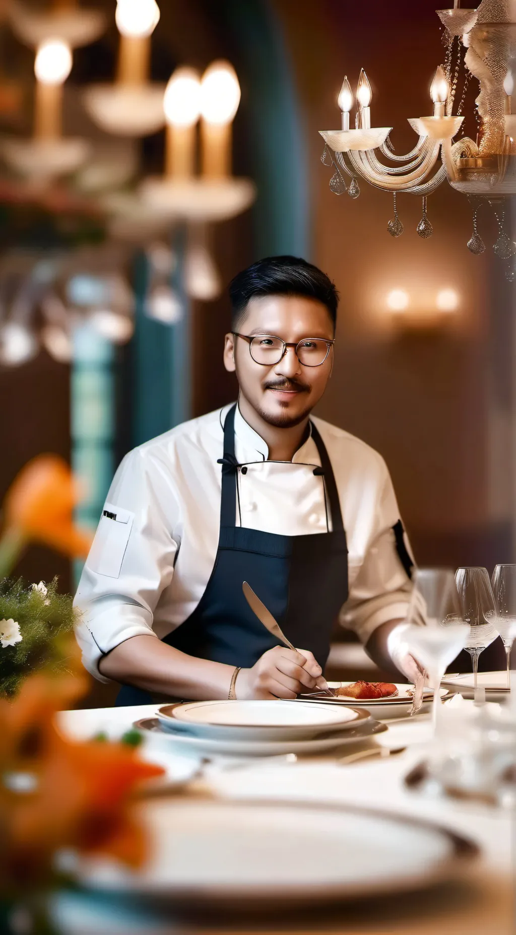 ai character: Chef background