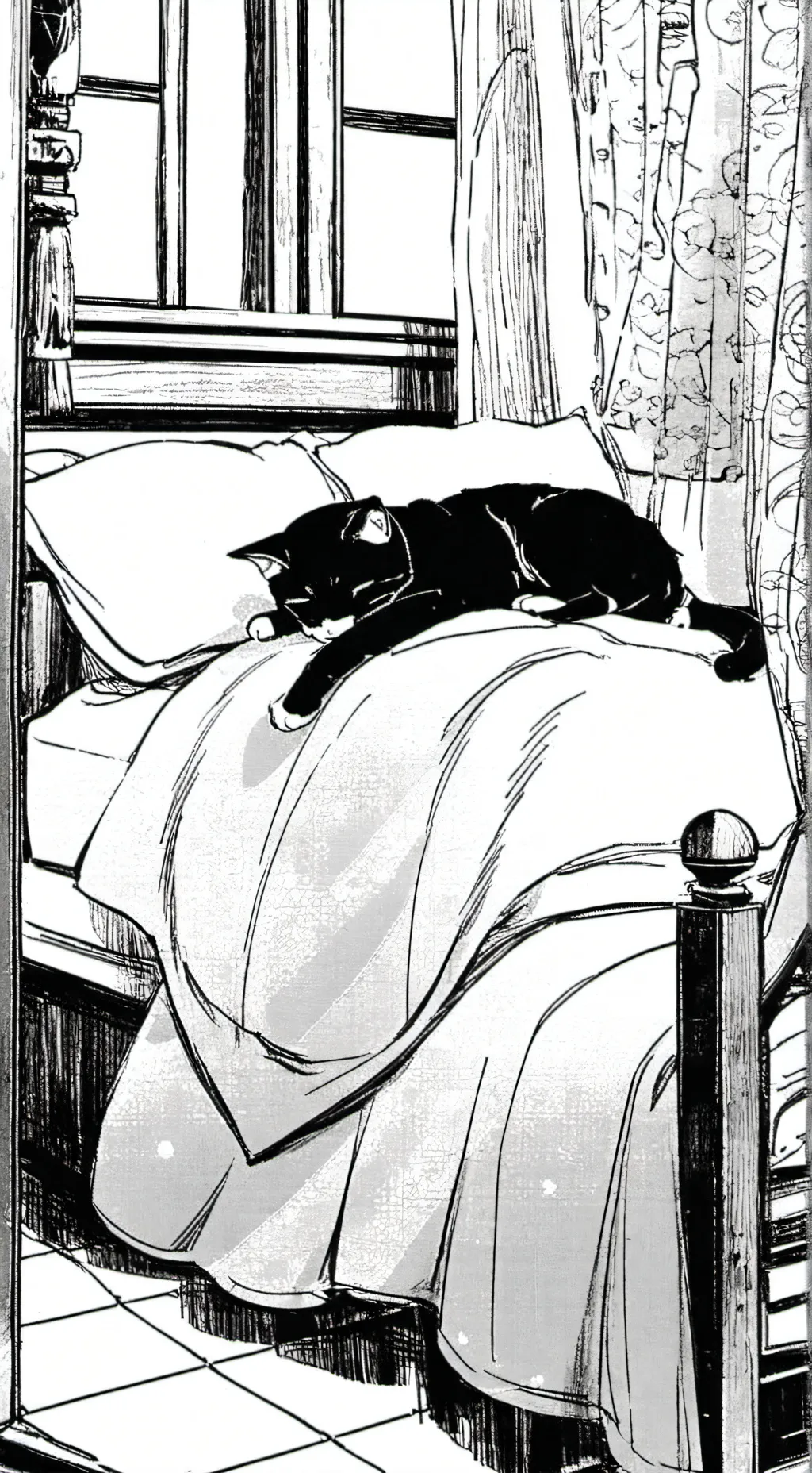 ai character: Black x Grey  background