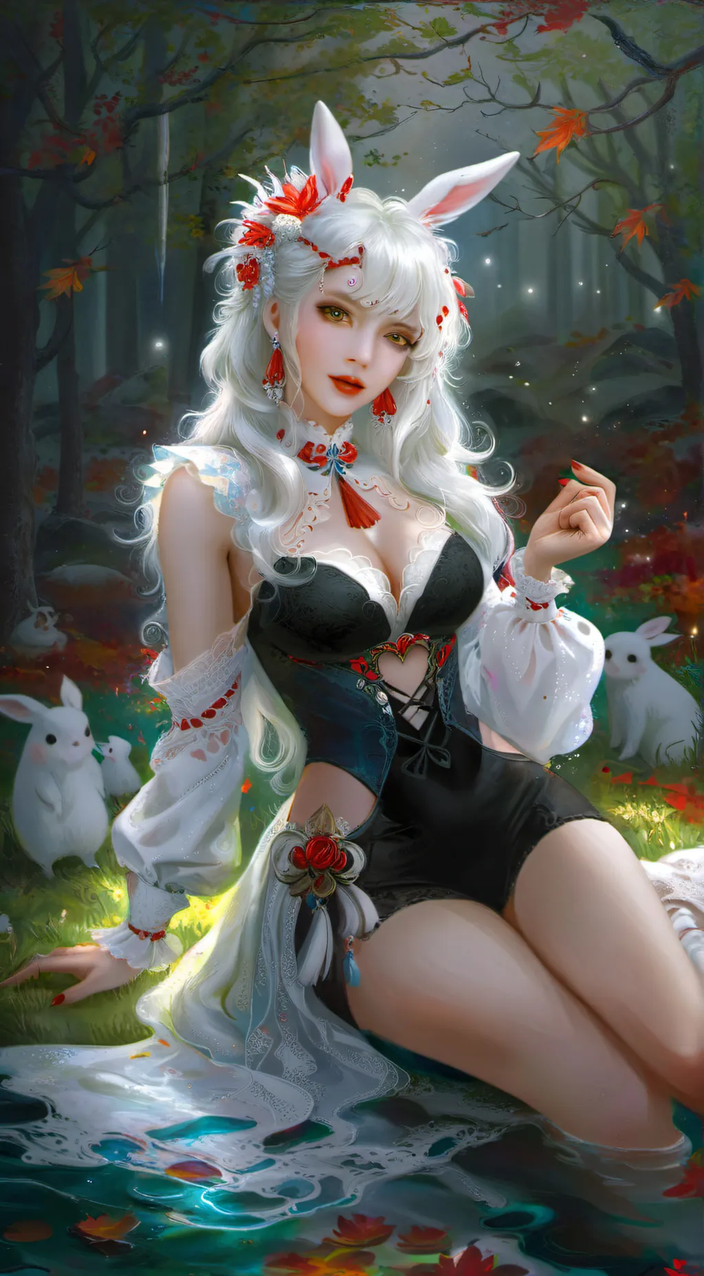 ai character: Conejita background