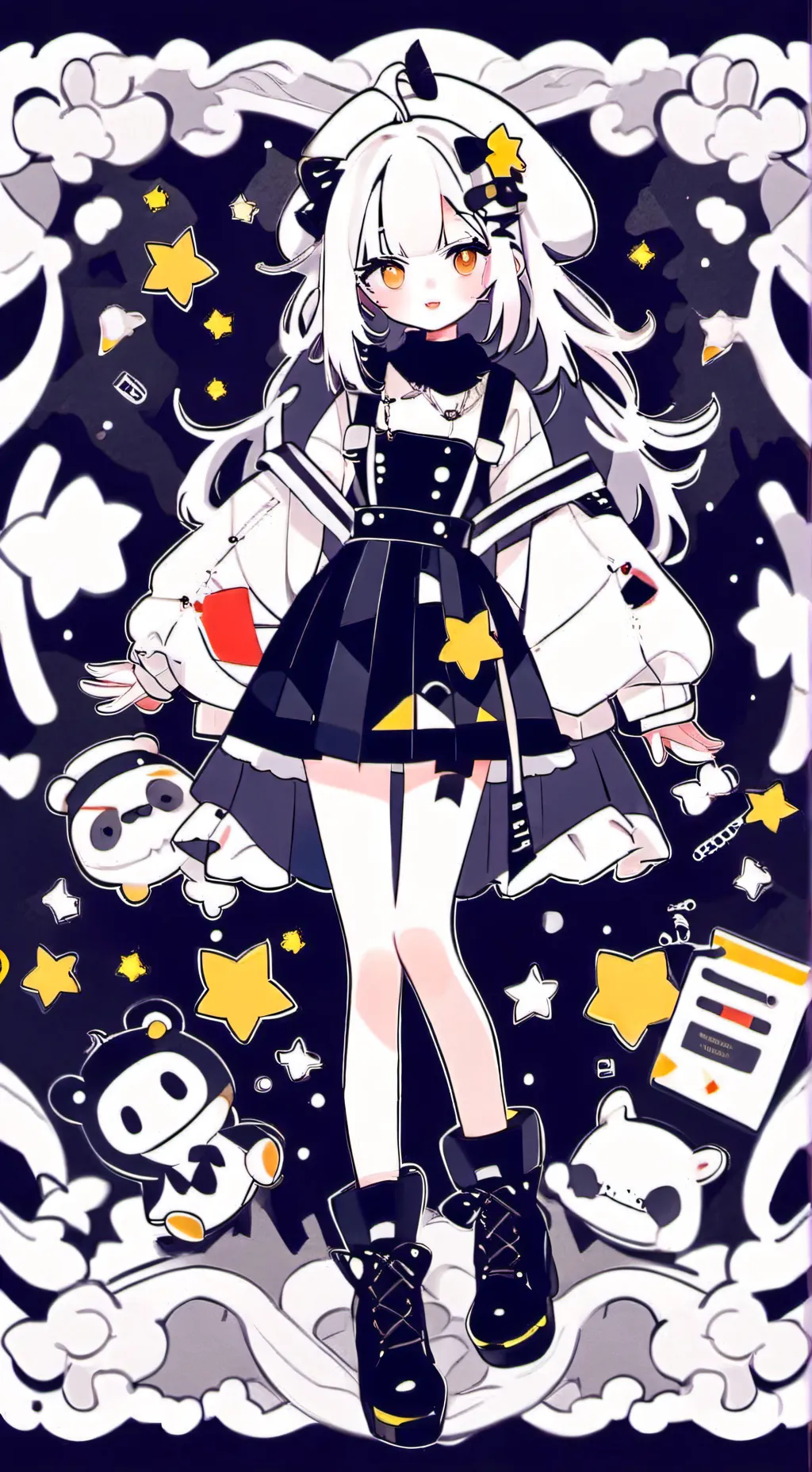 ai character: mm2 New year background