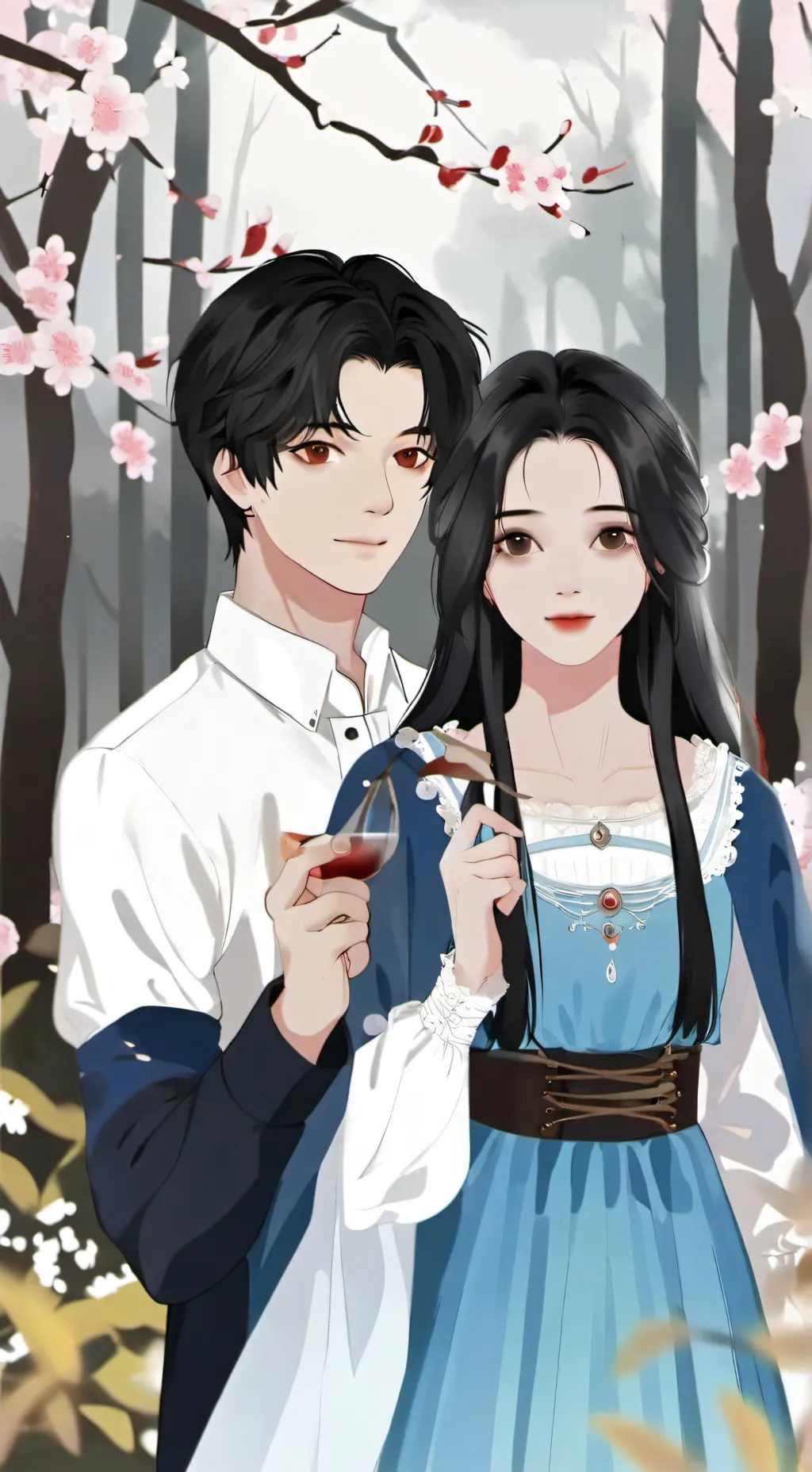 ai character: Mha bald sisters  background