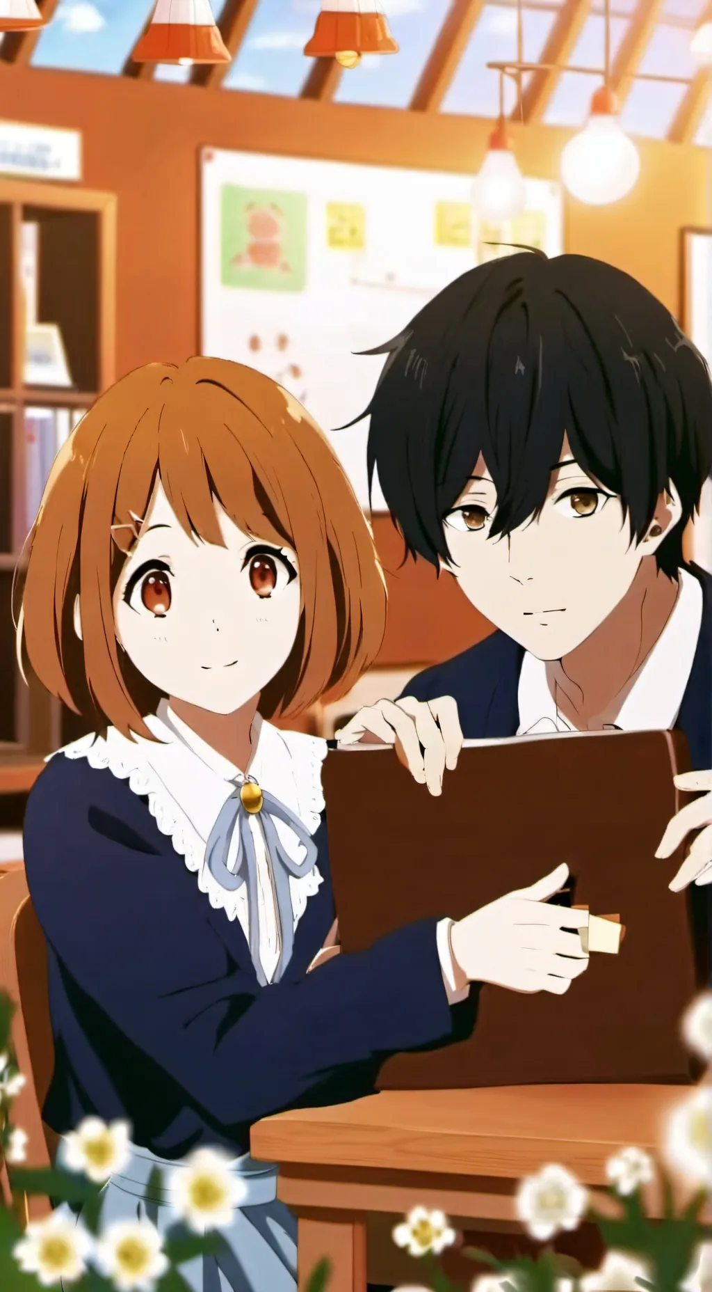 ai character: ur new at UA MHA✨ background