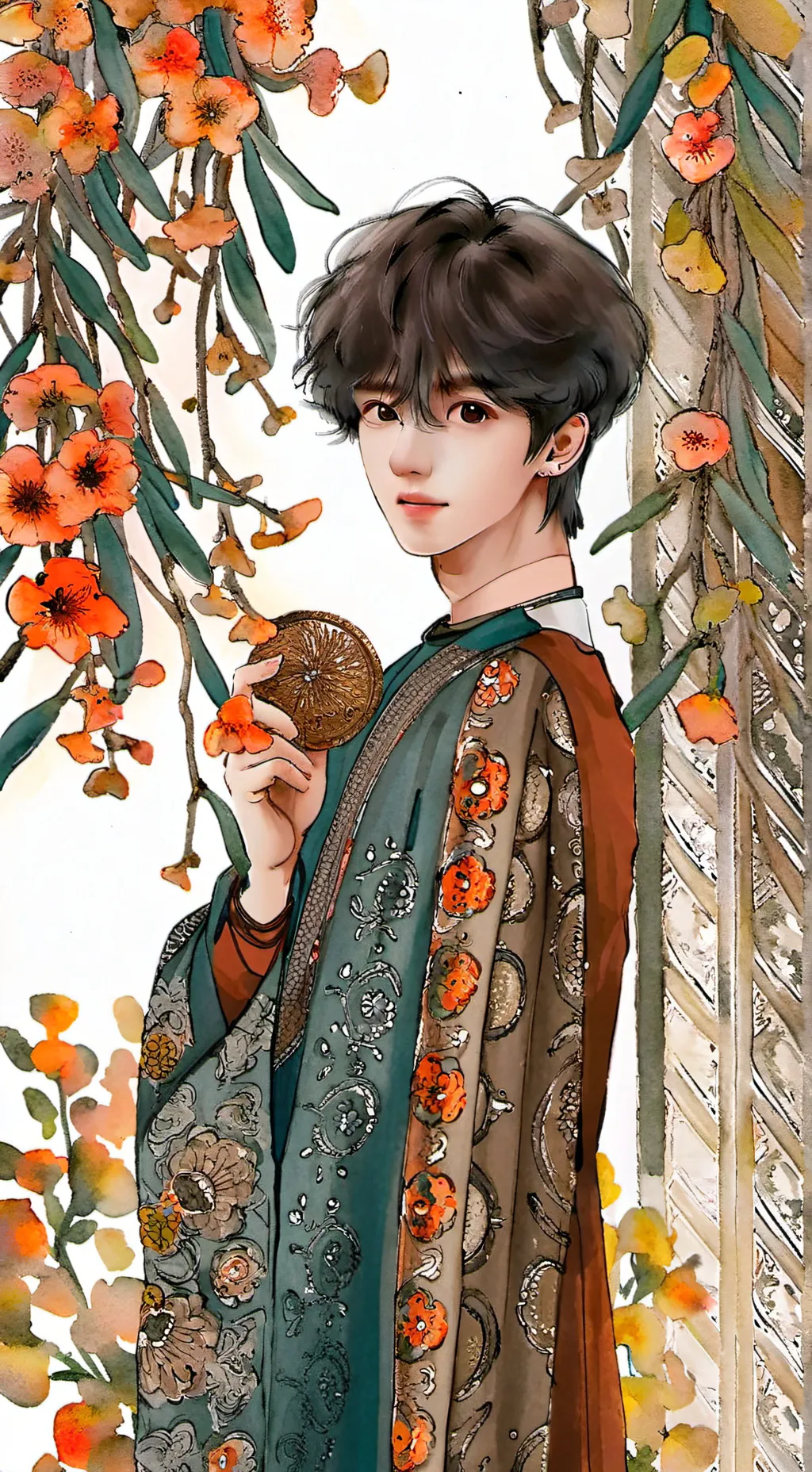 ai character: lee know  background